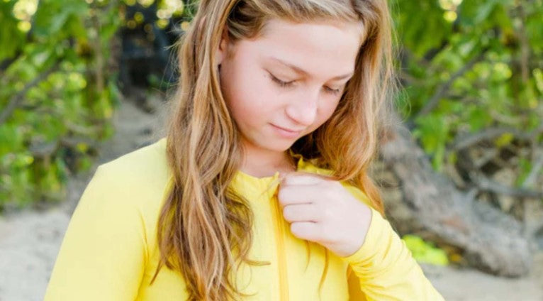Are yellow bathing suits safe? by SwimZip