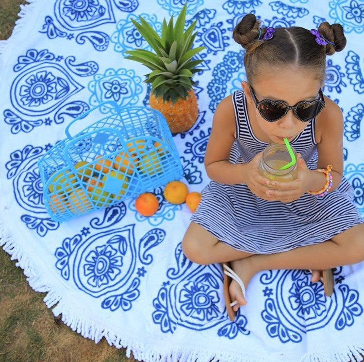 Roundie Best Circle Beach Blanket by SwimZip