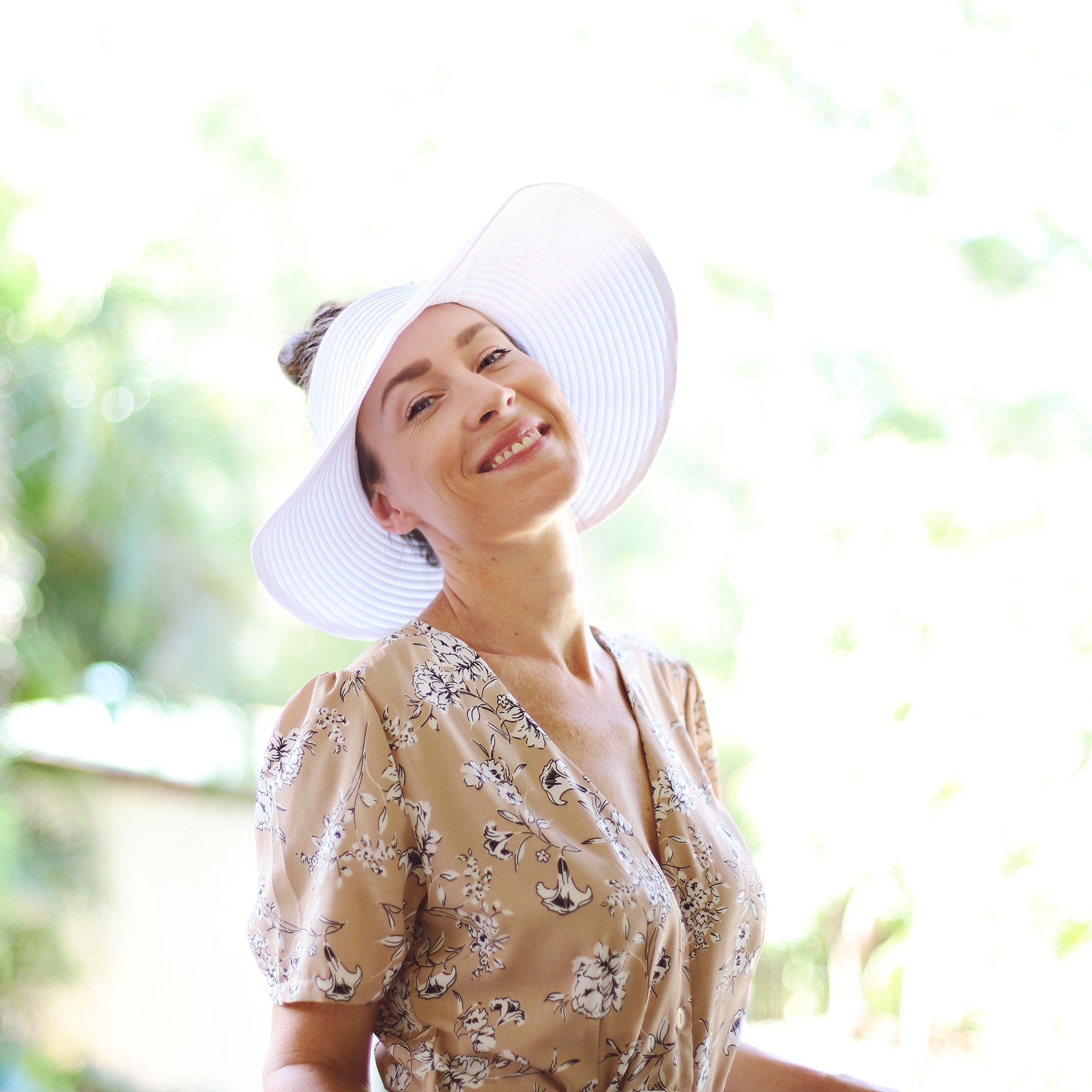 Wide Brim Visor with UPF 50+ Sun Protection