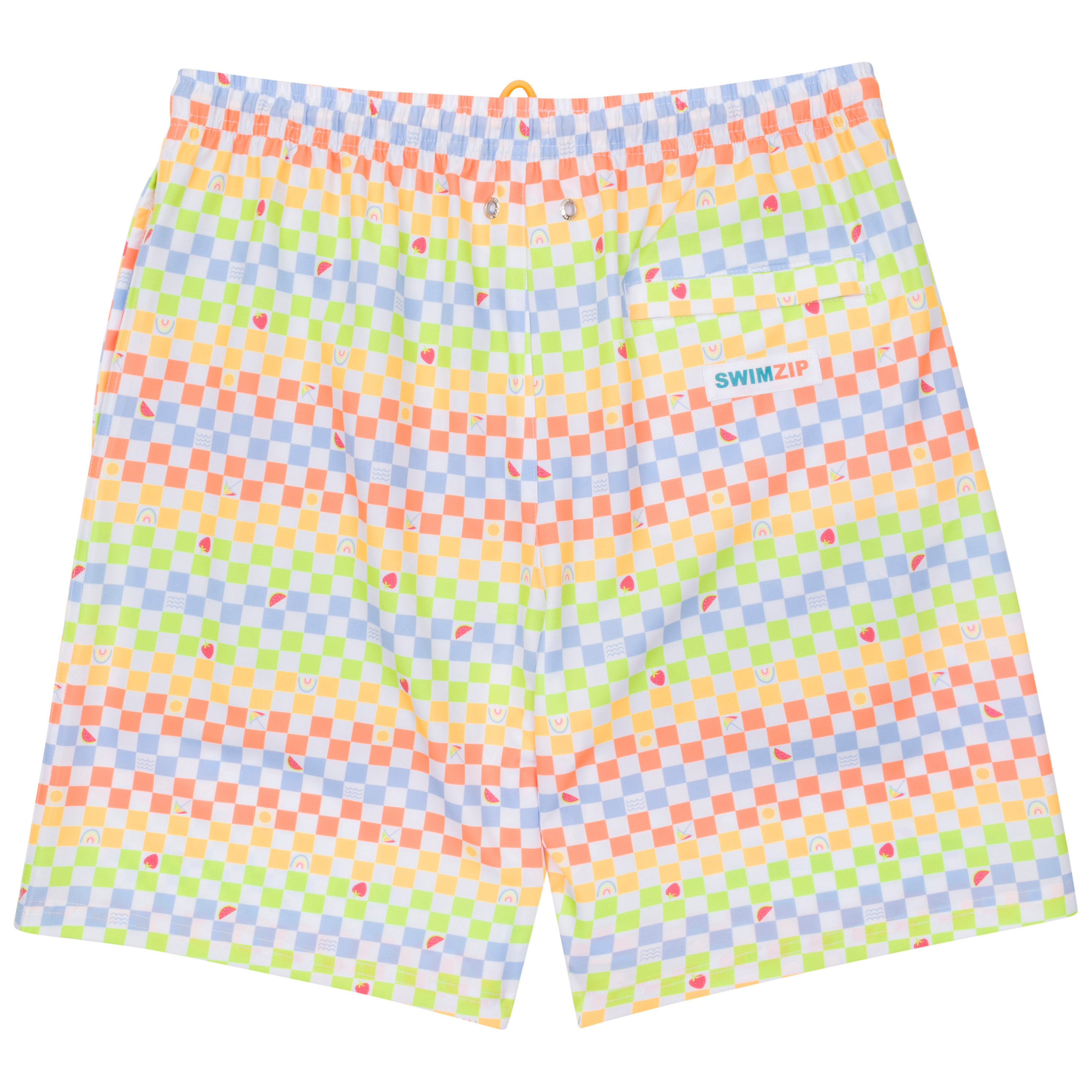 Men's 8" Swim Trunks Boxer Brief Liner | "Gamified"-SwimZip UPF 50+ Sun Protective Swimwear & UV Zipper Rash Guards-pos11
