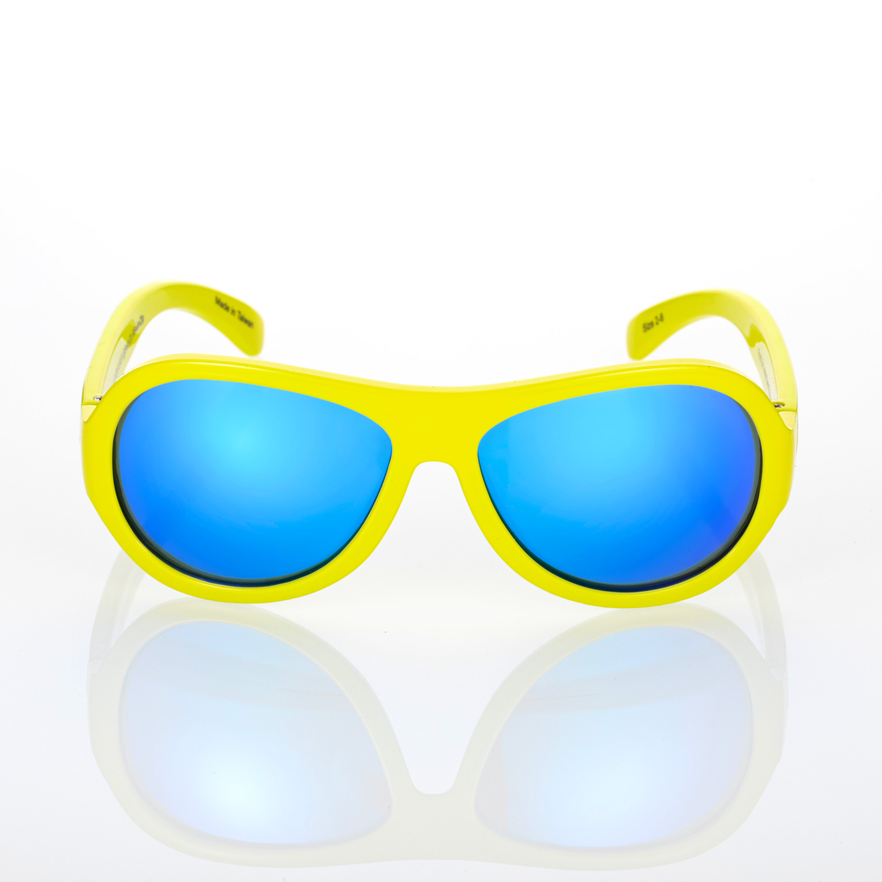Kids Aviator Sunglasses - Sulphur Yellow-SwimZip UPF 50+ Sun Protective Swimwear & UV Zipper Rash Guards-pos10