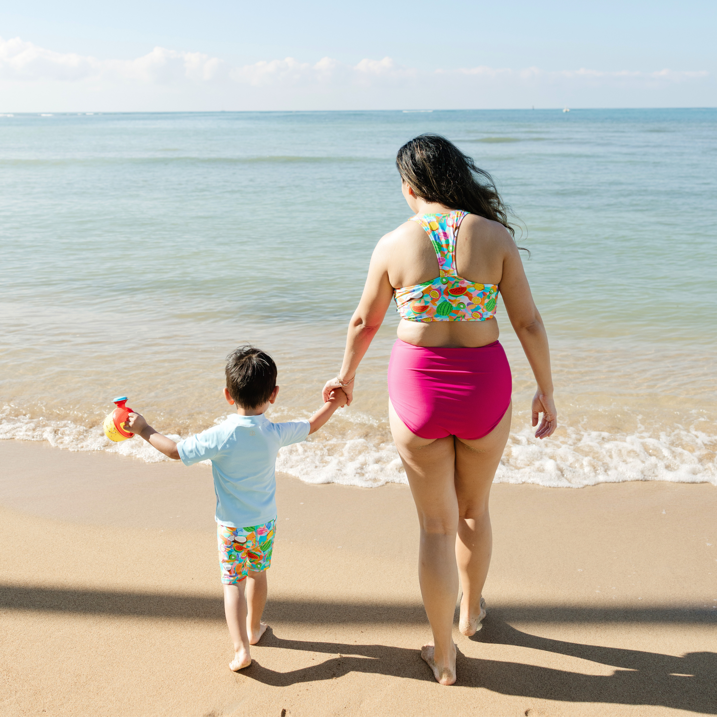 Women's Halter Bikini Top | "Fruit Salad"-SwimZip UPF 50+ Sun Protective Swimwear & UV Zipper Rash Guards-pos9