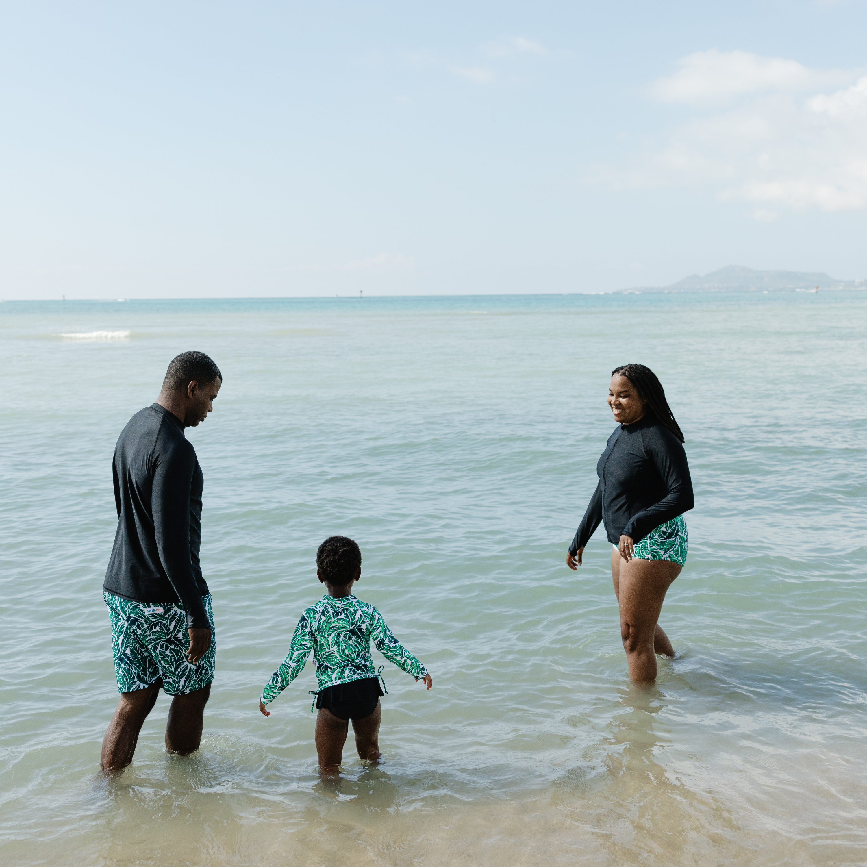 Men's Long Sleeve Rash Guard | "Black”-SwimZip UPF 50+ Sun Protective Swimwear & UV Zipper Rash Guards-pos10