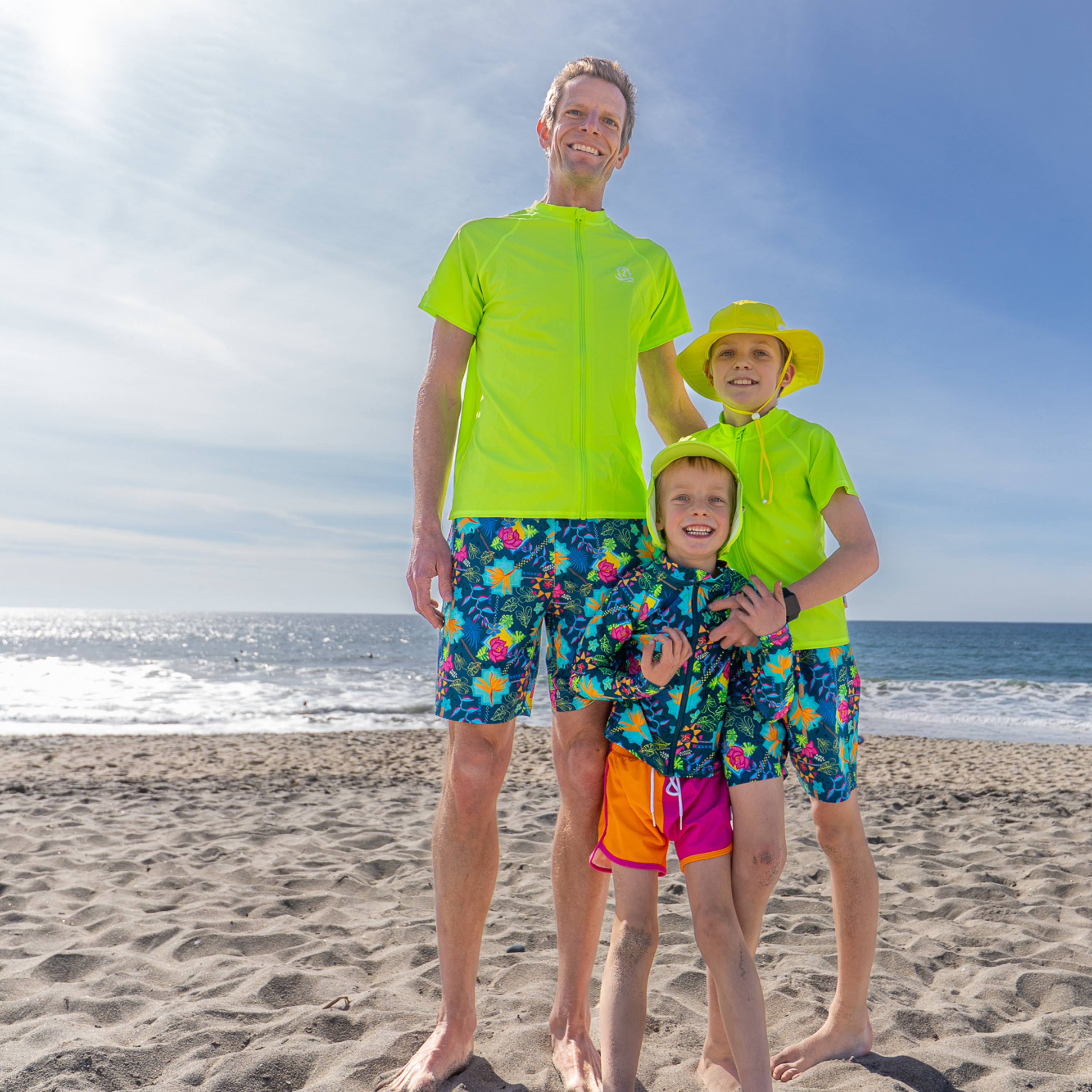 Boys Swim Trunks Boxer Brief Liner (sizes 6-14) | “Summer Max"-SwimZip UPF 50+ Sun Protective Swimwear & UV Zipper Rash Guards-pos7