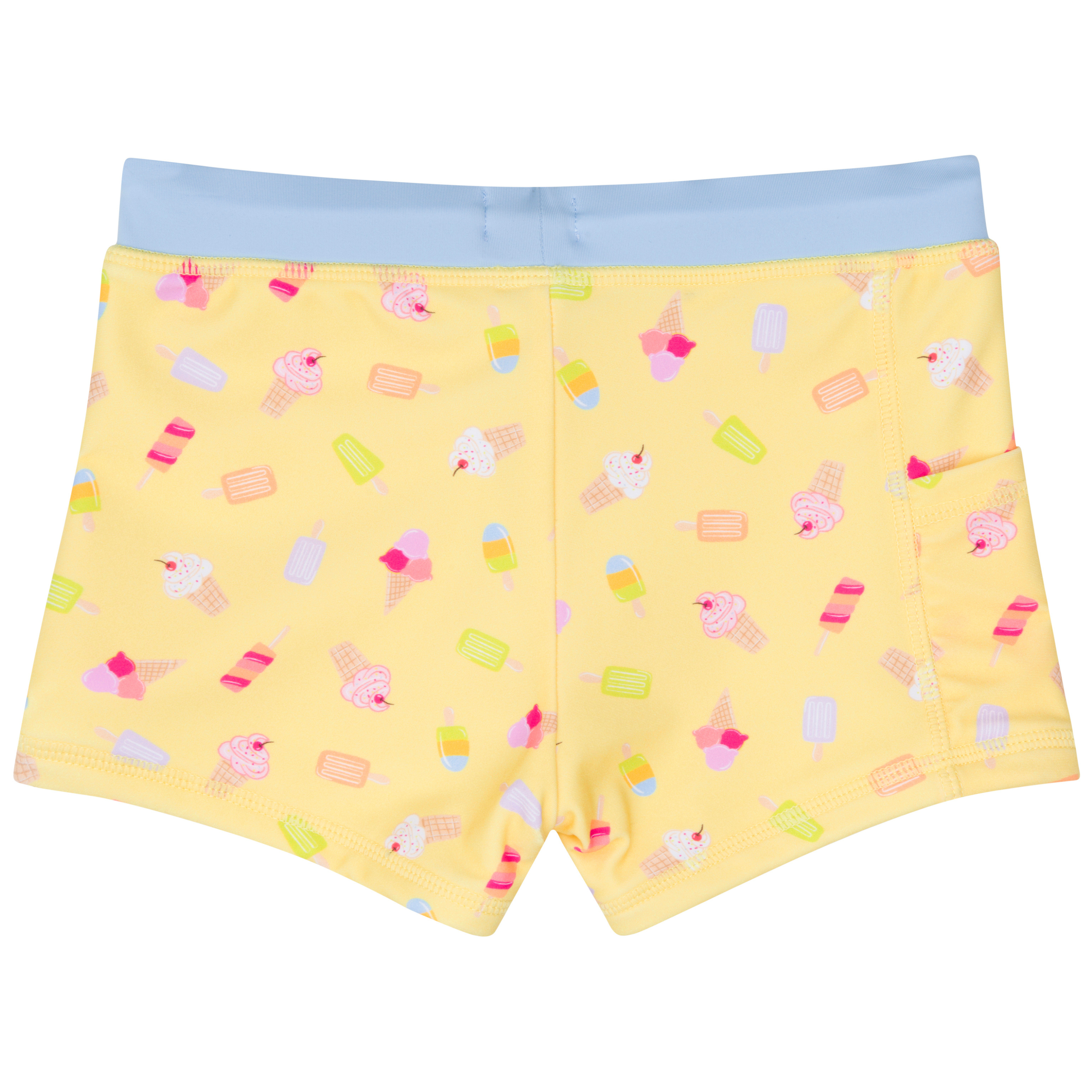 Kids Euro Swim Shorties | "Sweetie"-SwimZip UPF 50+ Sun Protective Swimwear & UV Zipper Rash Guards-pos12