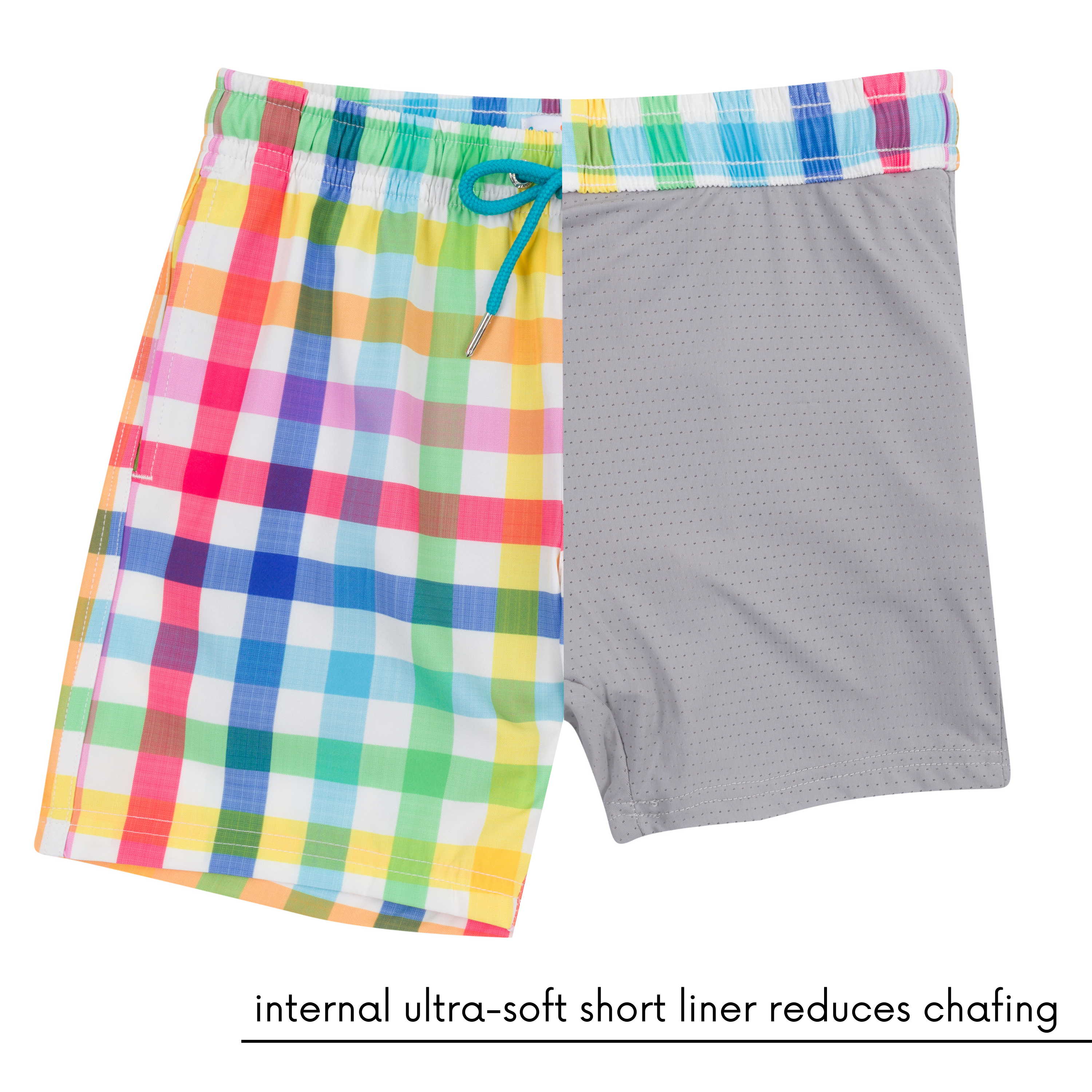 Boys Swim Trunks Boxer Brief Liner (sizes 6-14) | “Picnic Party"-SwimZip UPF 50+ Sun Protective Swimwear & UV Zipper Rash Guards-pos4