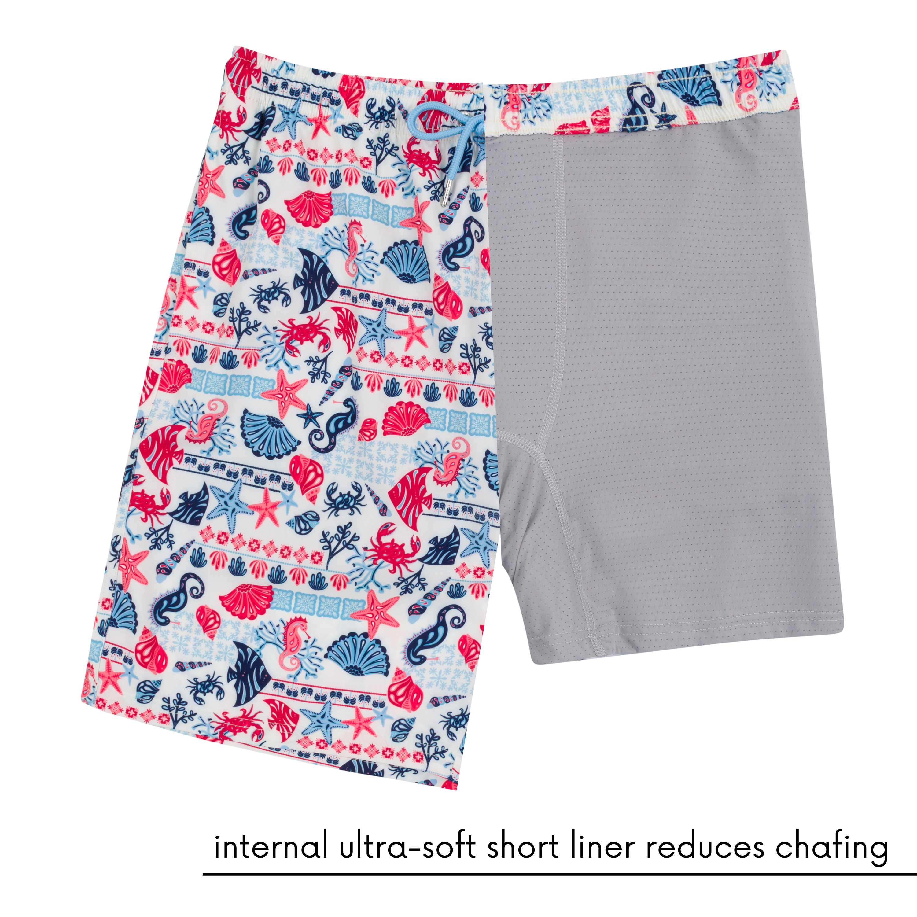 Men's 8" Swim Trunks Boxer Brief Liner | "Marina"-SwimZip UPF 50+ Sun Protective Swimwear & UV Zipper Rash Guards-pos7