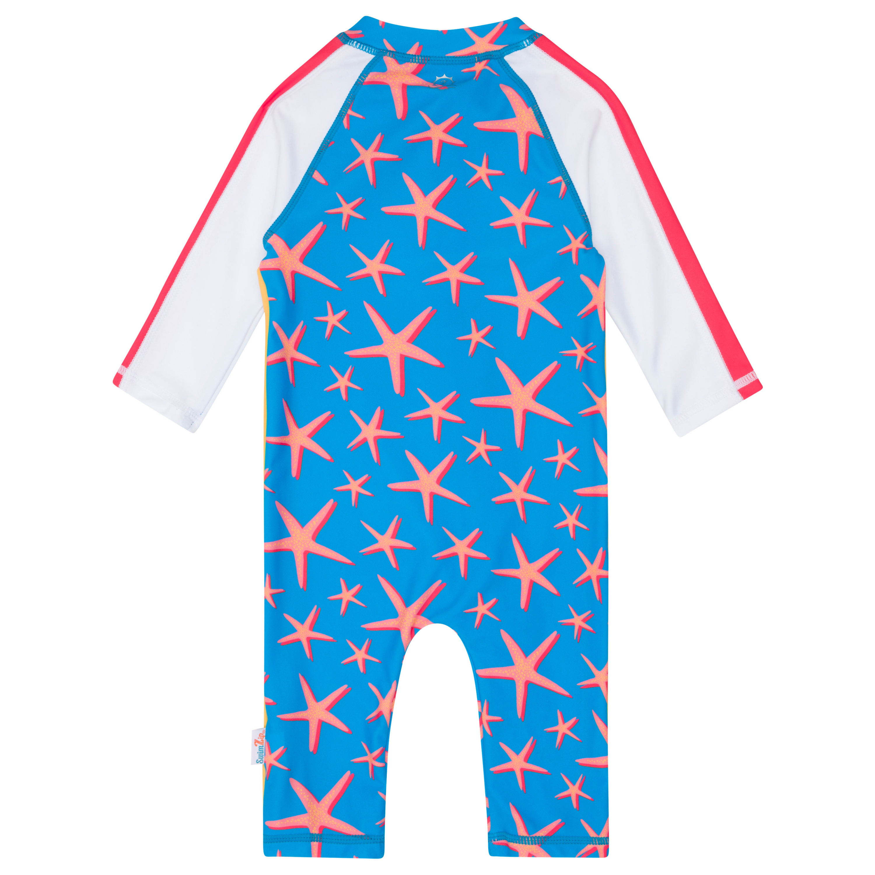 Sunsuit - Long Sleeve Romper Swimsuit | "Starfish"-SwimZip UPF 50+ Sun Protective Swimwear & UV Zipper Rash Guards-pos10