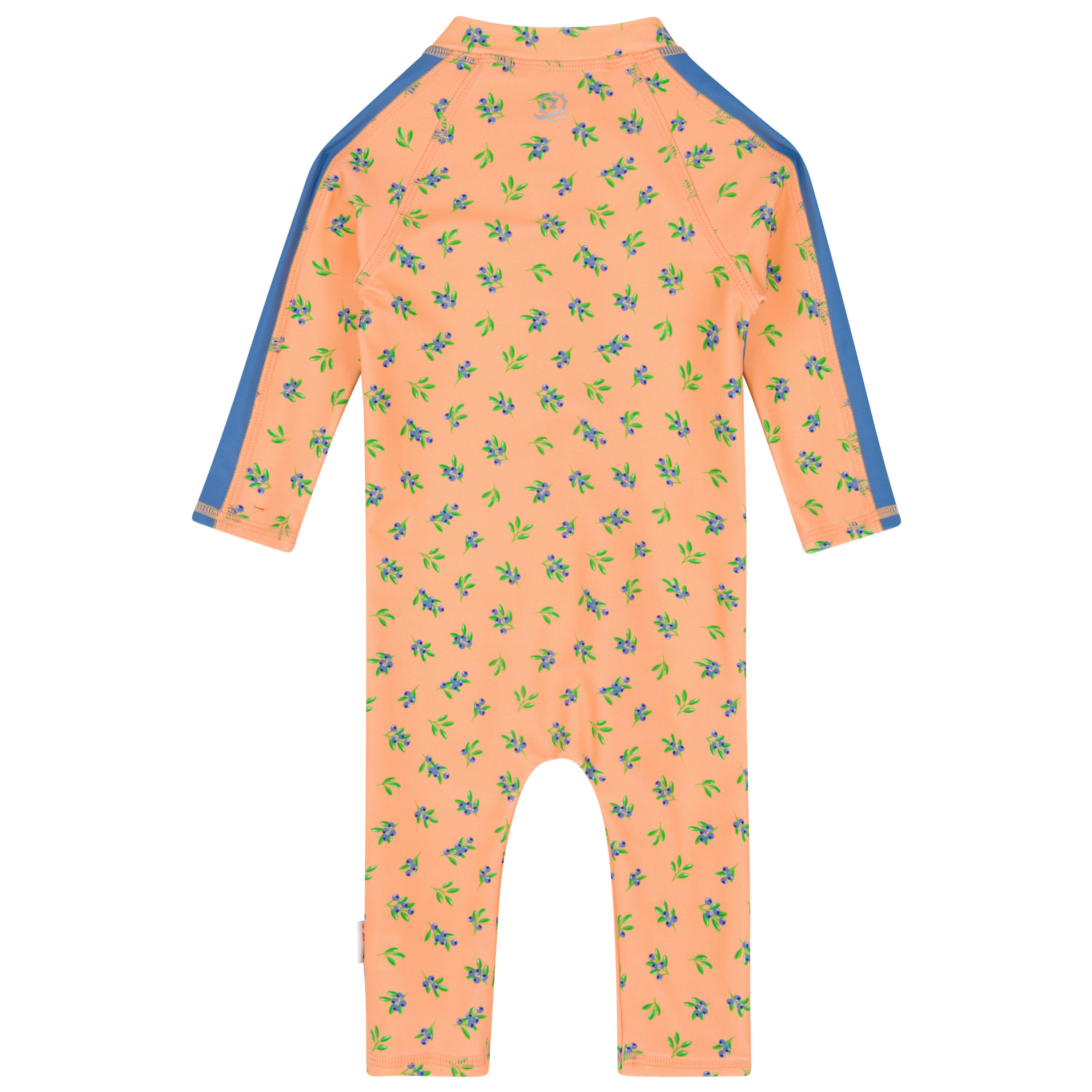Sunsuit - Long Sleeve Romper Swimsuit | "Berry Bliss"-SwimZip UPF 50+ Sun Protective Swimwear & UV Zipper Rash Guards-pos8