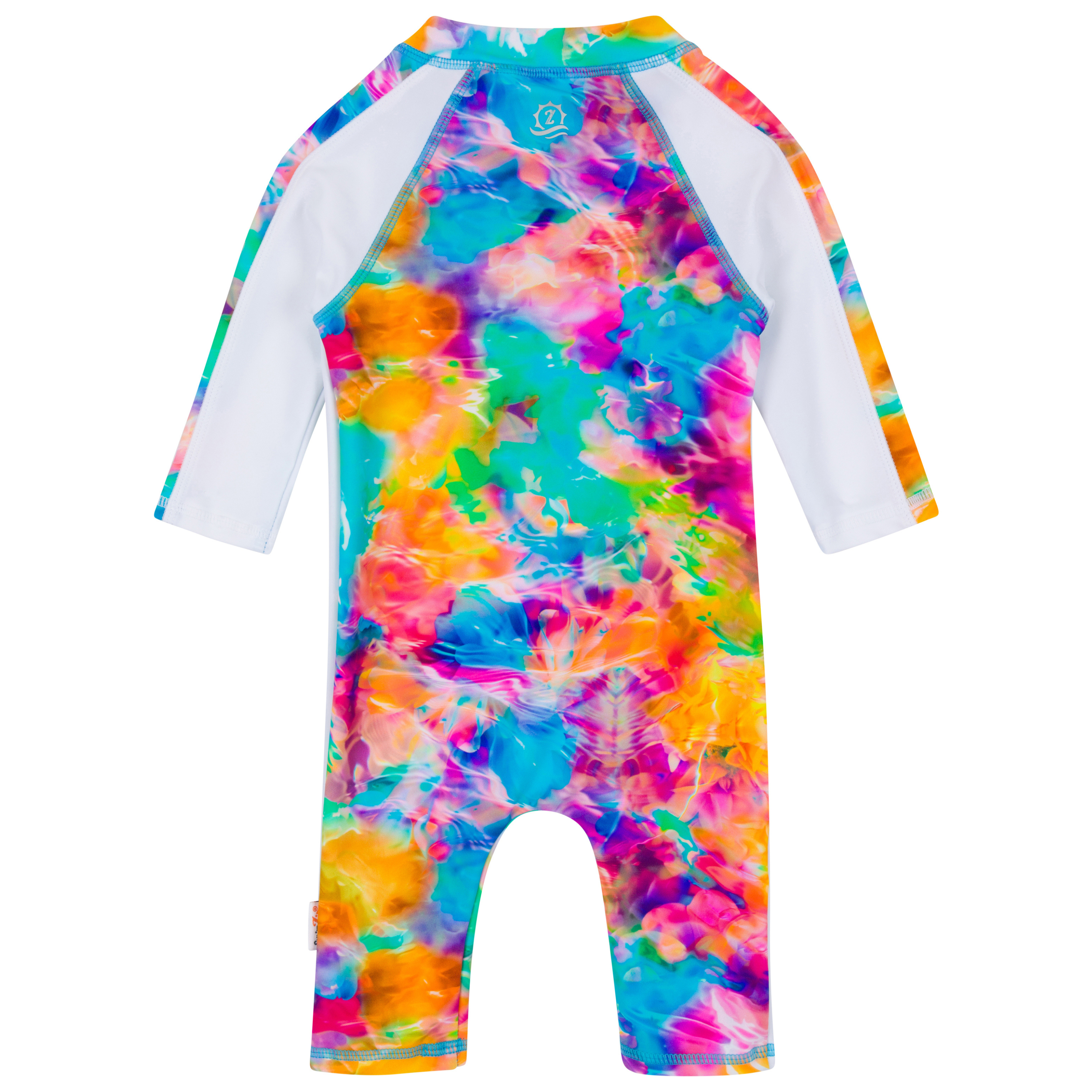 Sunsuit - Long Sleeve Romper Swimsuit | "Impressions"-SwimZip UPF 50+ Sun Protective Swimwear & UV Zipper Rash Guards-pos11
