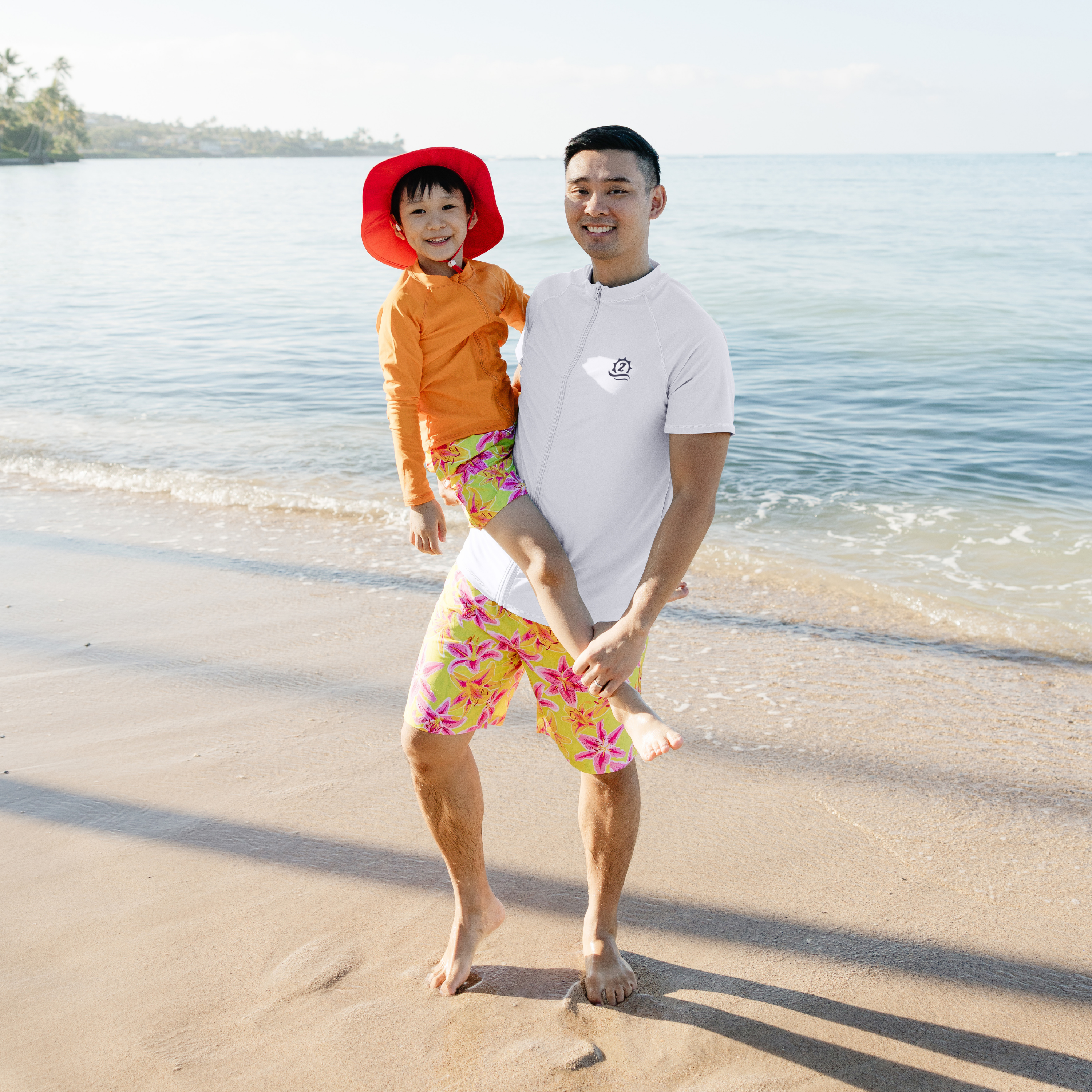 Boys Swim Trunks Boxer Brief Liner (sizes 6-14) | “Floral Takeover"-SwimZip UPF 50+ Sun Protective Swimwear & UV Zipper Rash Guards-pos8