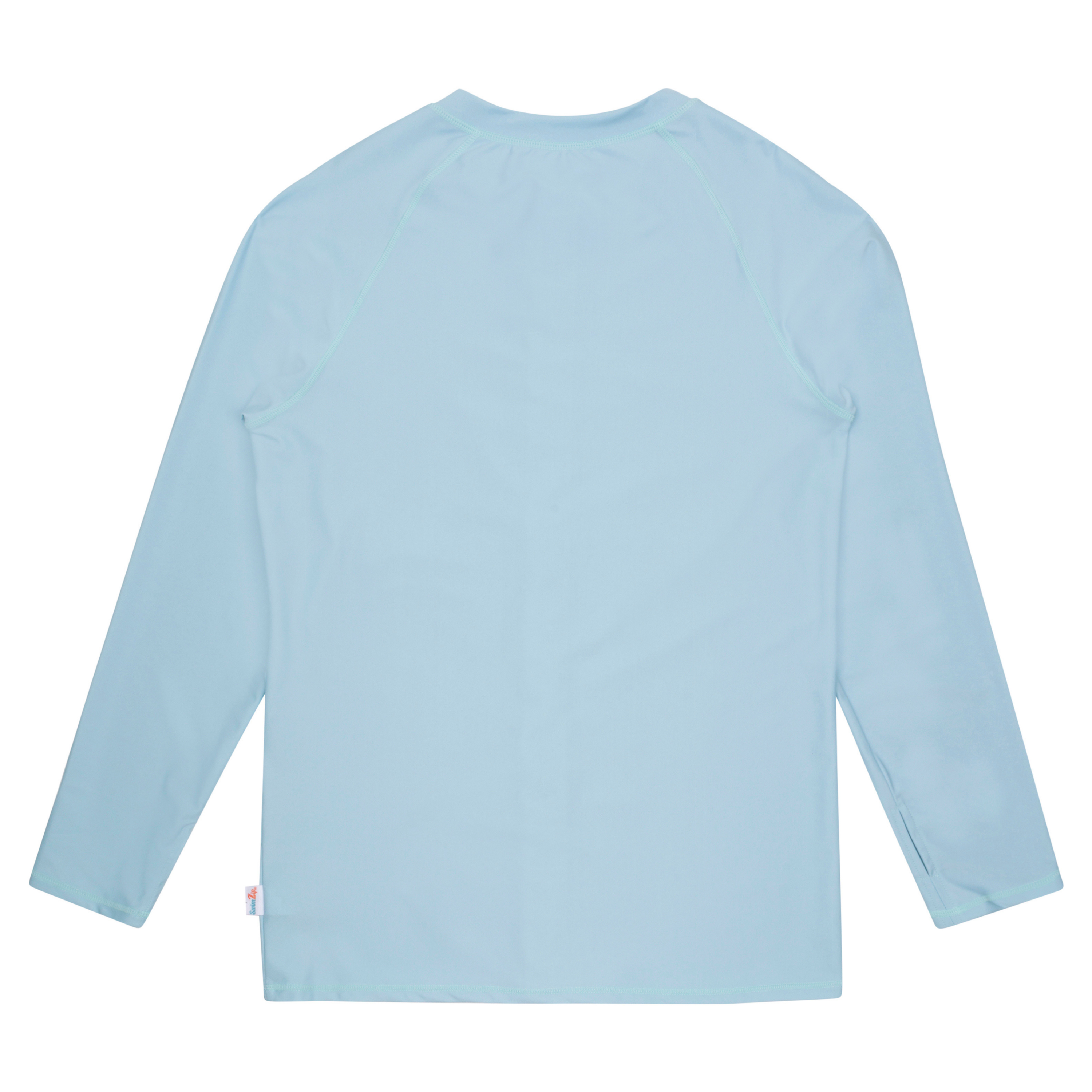 Men's Long Sleeve Rash Guard | "Dream Blue”-SwimZip UPF 50+ Sun Protective Swimwear & UV Zipper Rash Guards-pos10