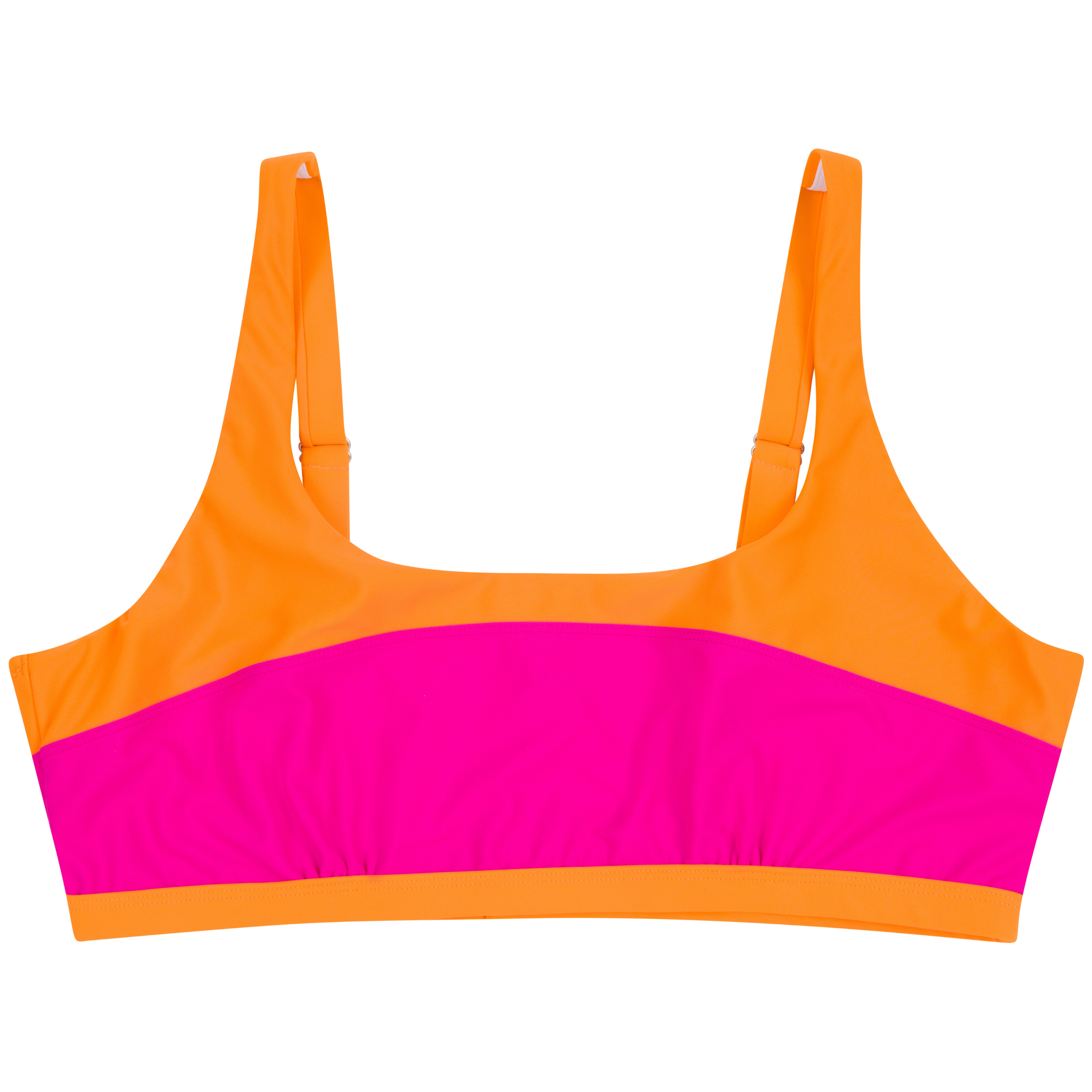 Women's Scoop Neck Bikini Top Plus Size | "Surge"-1X-Surge-SwimZip UPF 50+ Sun Protective Swimwear & UV Zipper Rash Guards-pos1