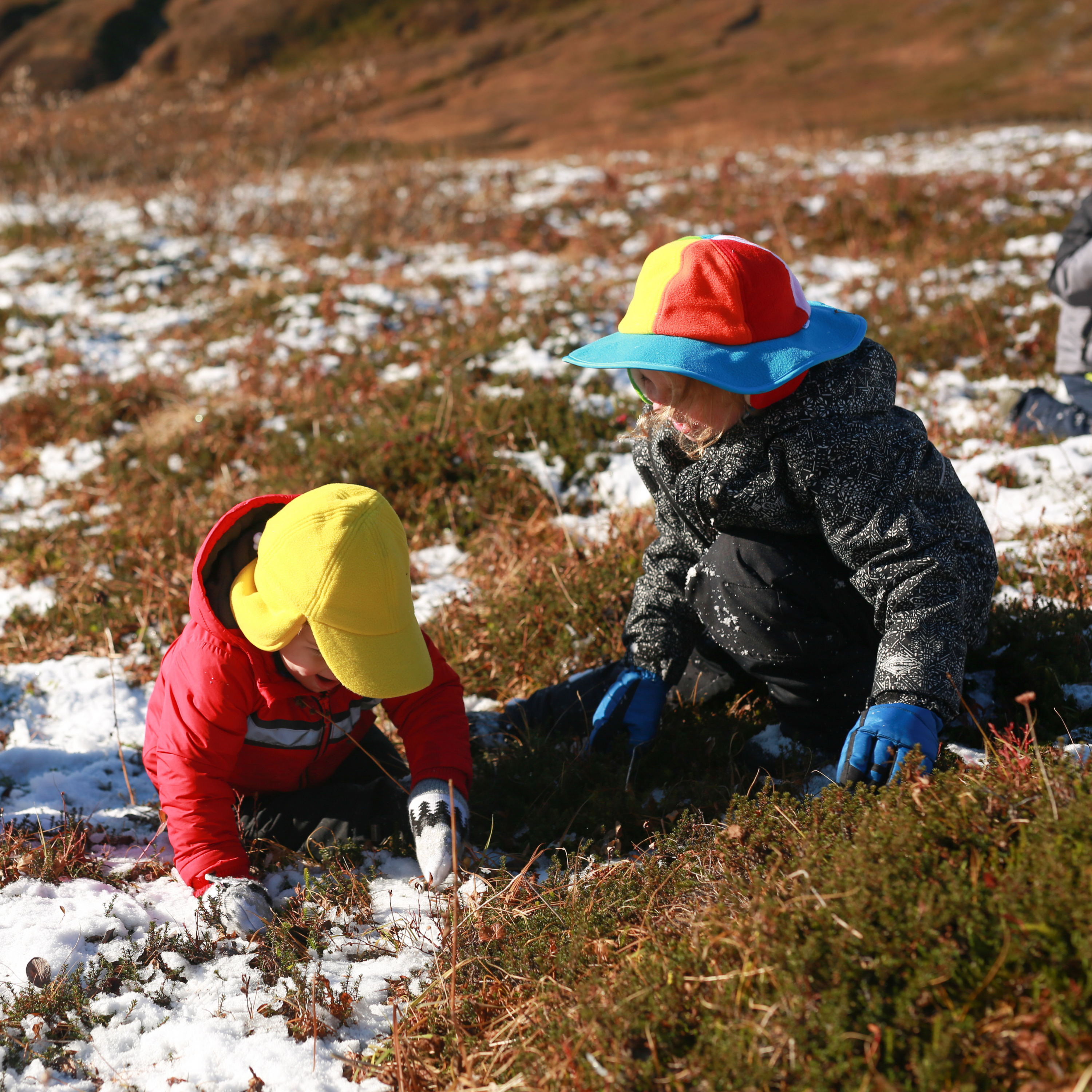 Kids Frosty Fleece Winter Flap Hat - Radiant Yellow-SwimZip UPF 50+ Sun Protective Swimwear & UV Zipper Rash Guards-pos9