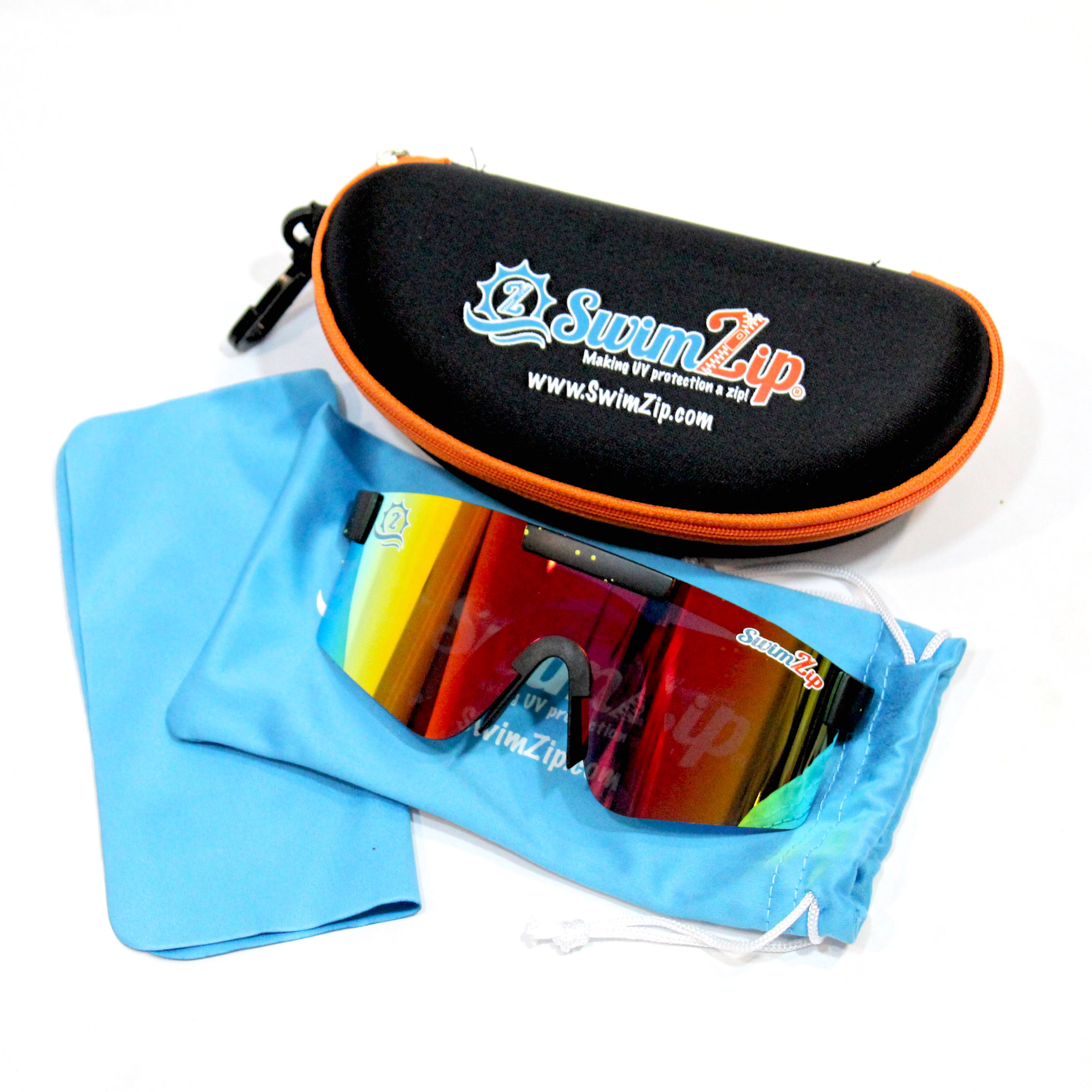 Viper Style UV Sunglasses | Sunset-SwimZip UPF 50+ Sun Protective Swimwear & UV Zipper Rash Guards-pos4