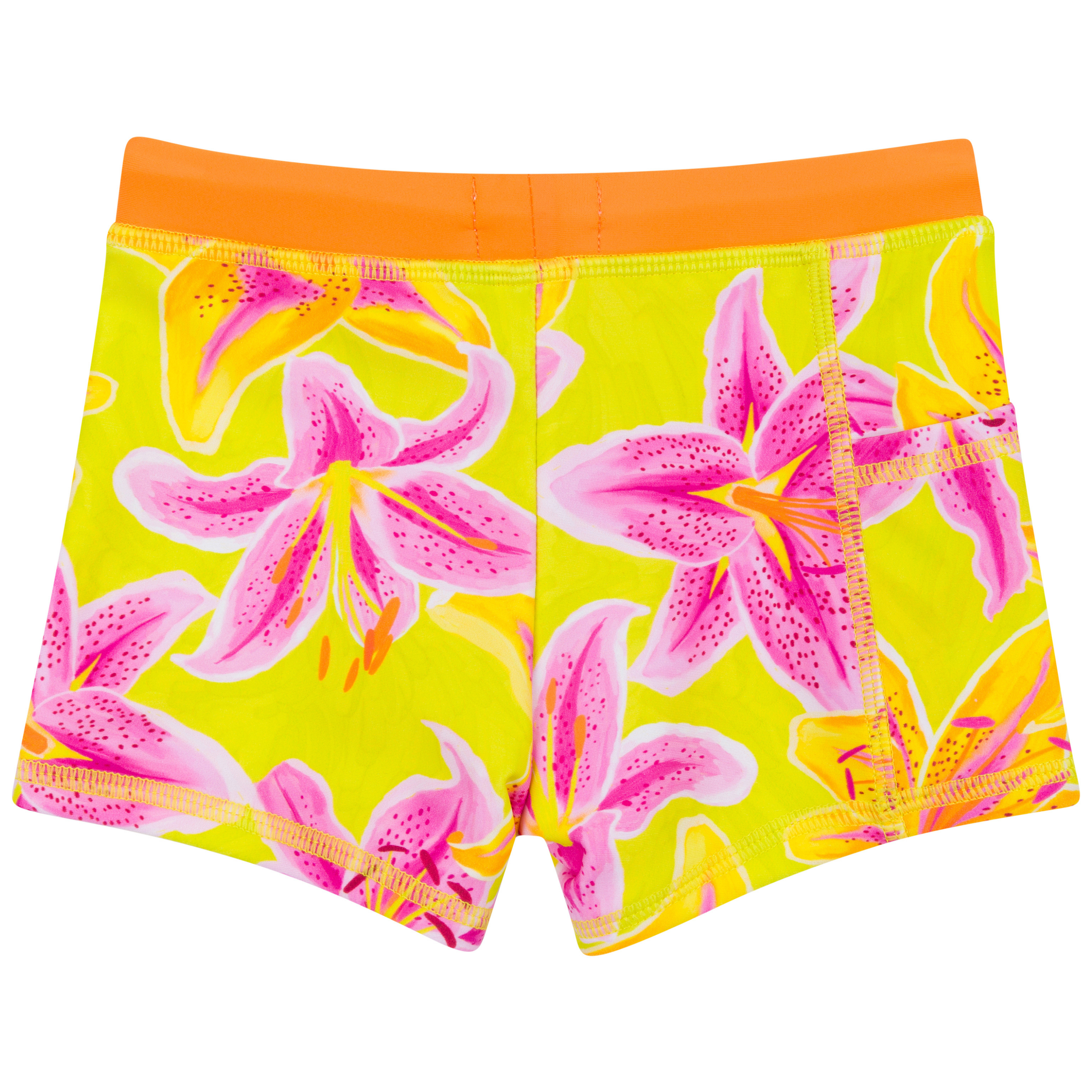 Kids Euro Swim Shorties | "Floral Takeover"-SwimZip UPF 50+ Sun Protective Swimwear & UV Zipper Rash Guards-pos11