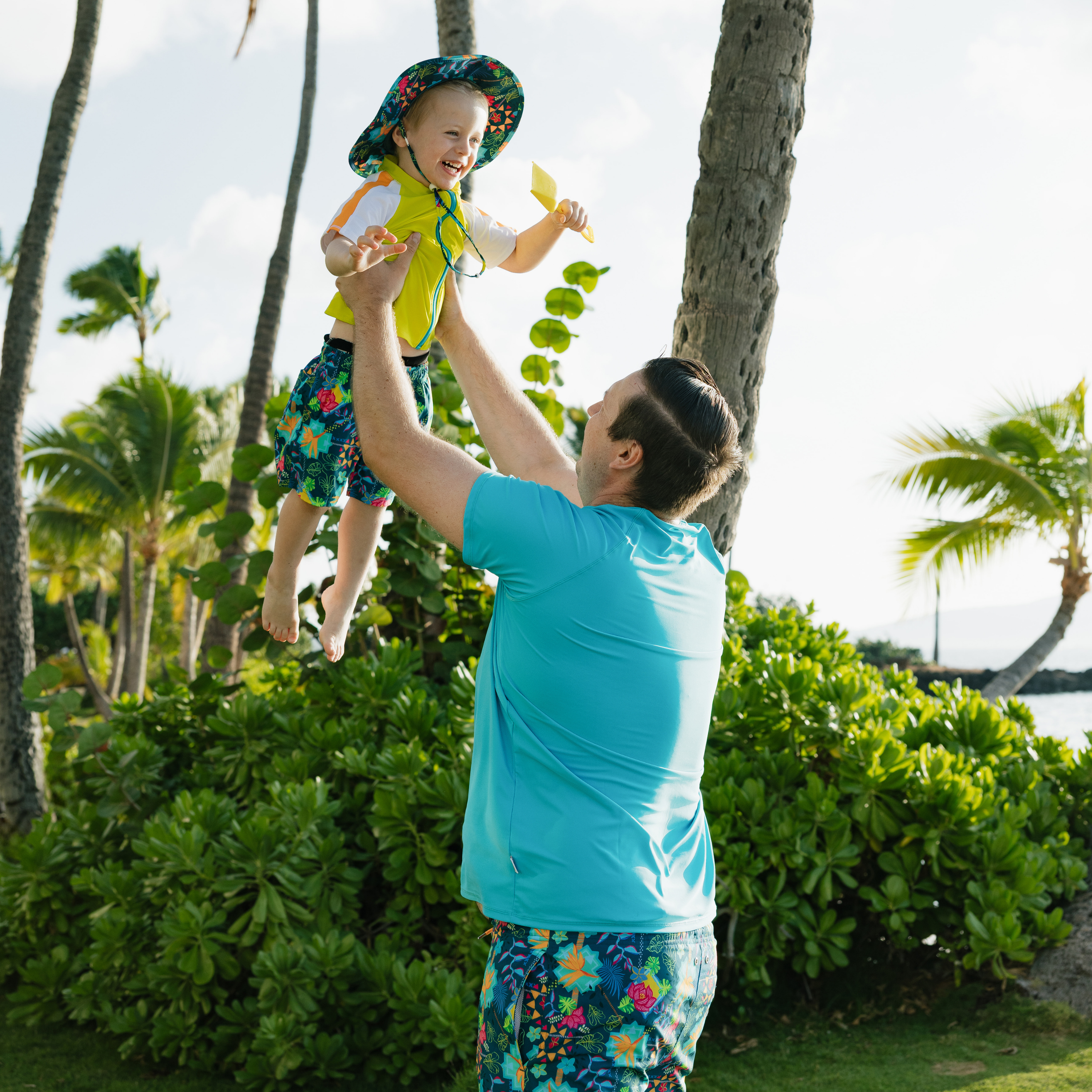 Men's 8" Swim Trunks Boxer Brief Liner | "Summer Max"-SwimZip UPF 50+ Sun Protective Swimwear & UV Zipper Rash Guards-pos11