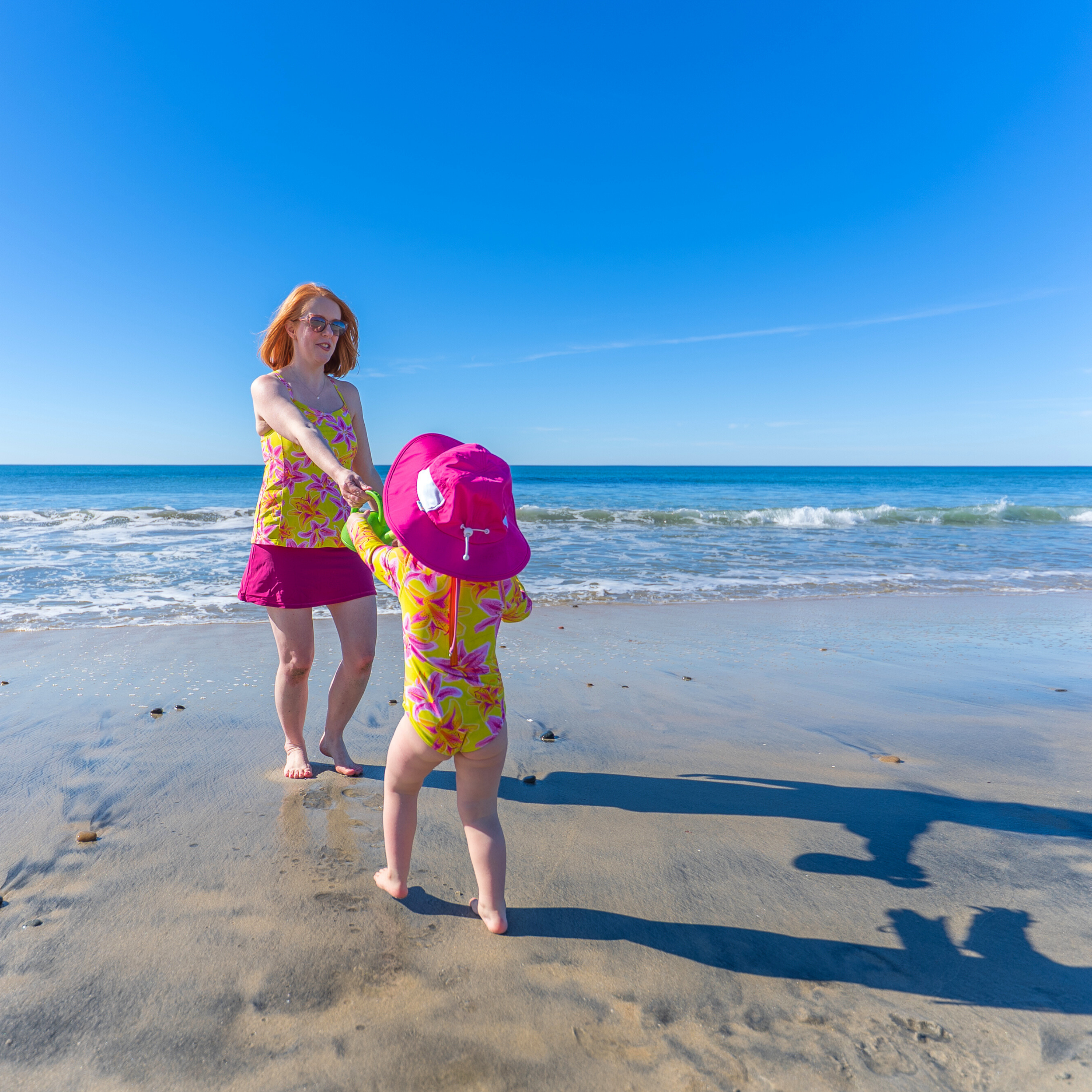 Women’s Strappy A-Line Tankini Top | “Floral Takeover"-SwimZip UPF 50+ Sun Protective Swimwear & UV Zipper Rash Guards-pos11