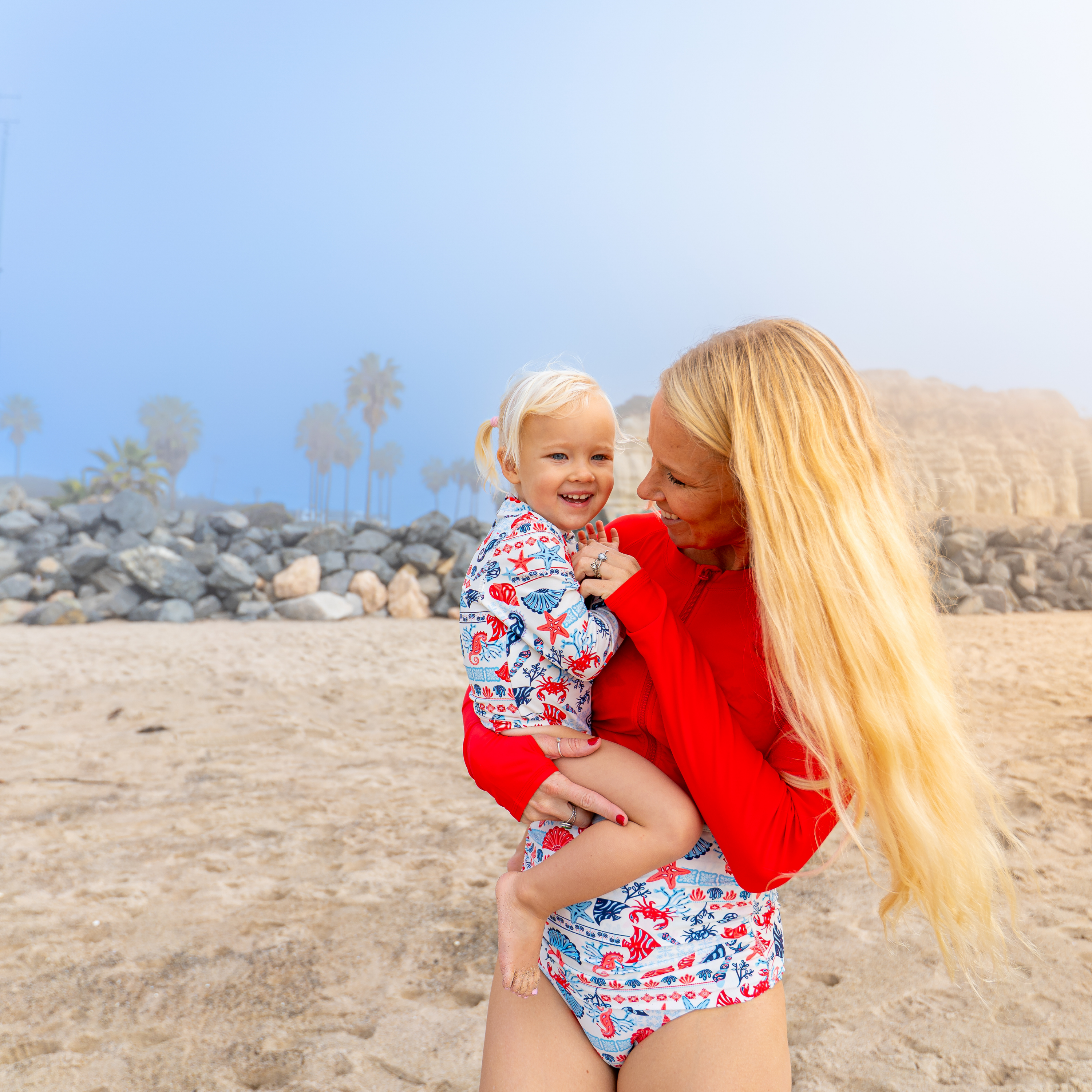 Girls Long Sleeve Surf Suit (One Piece Bodysuit) | "Marina"-SwimZip UPF 50+ Sun Protective Swimwear & UV Zipper Rash Guards-pos12