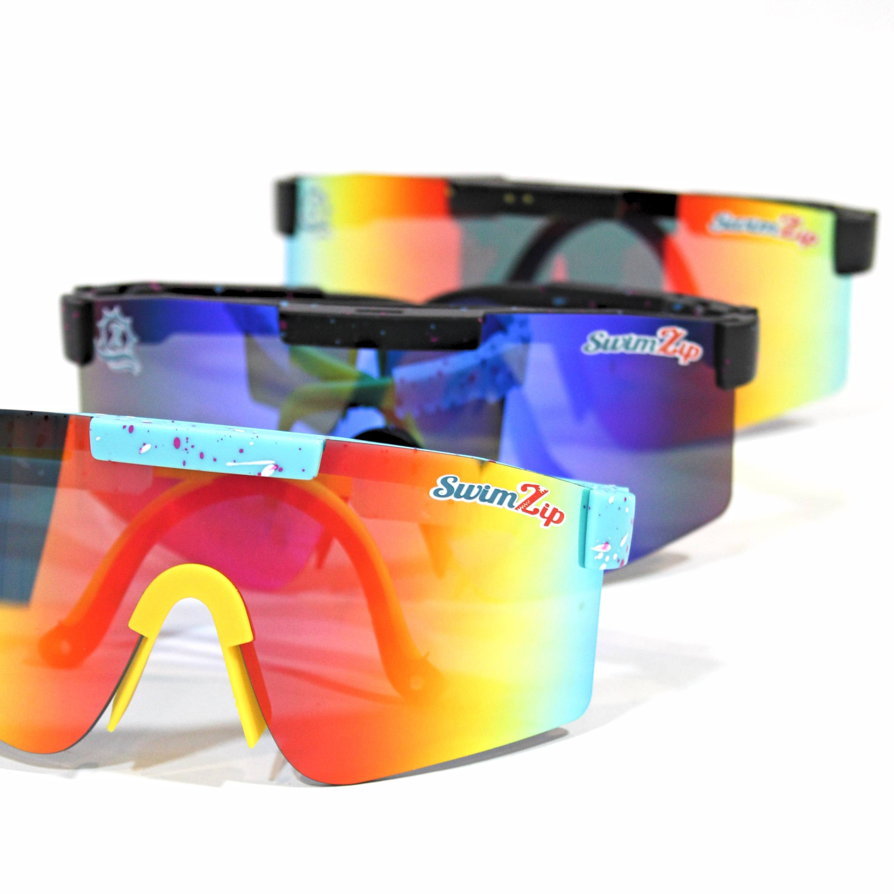 Viper Style UV Sunglasses | Sunset-SwimZip UPF 50+ Sun Protective Swimwear & UV Zipper Rash Guards-pos7