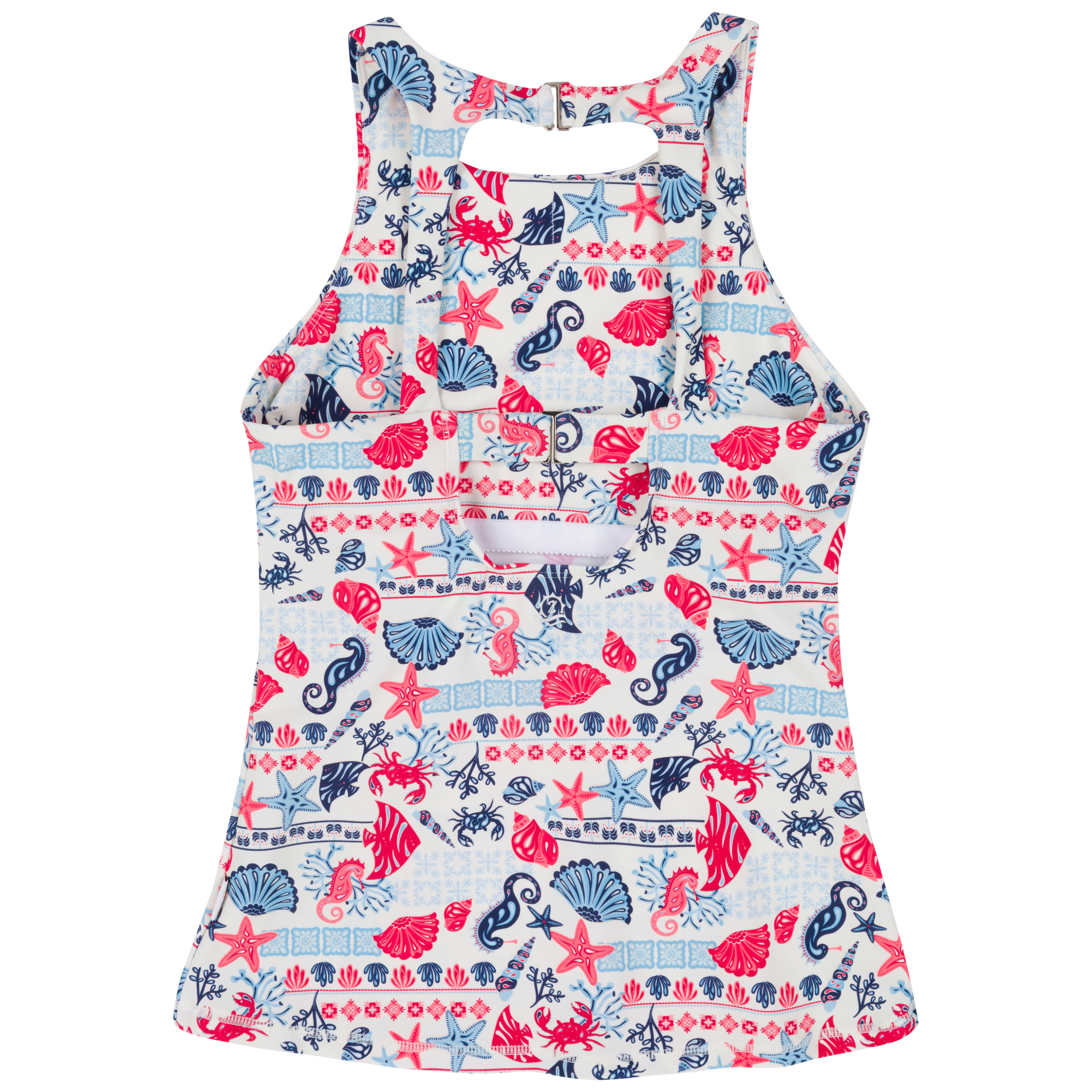 Women’s High Neck Fitted Tankini Top | “Marina"-SwimZip UPF 50+ Sun Protective Swimwear & UV Zipper Rash Guards-pos13
