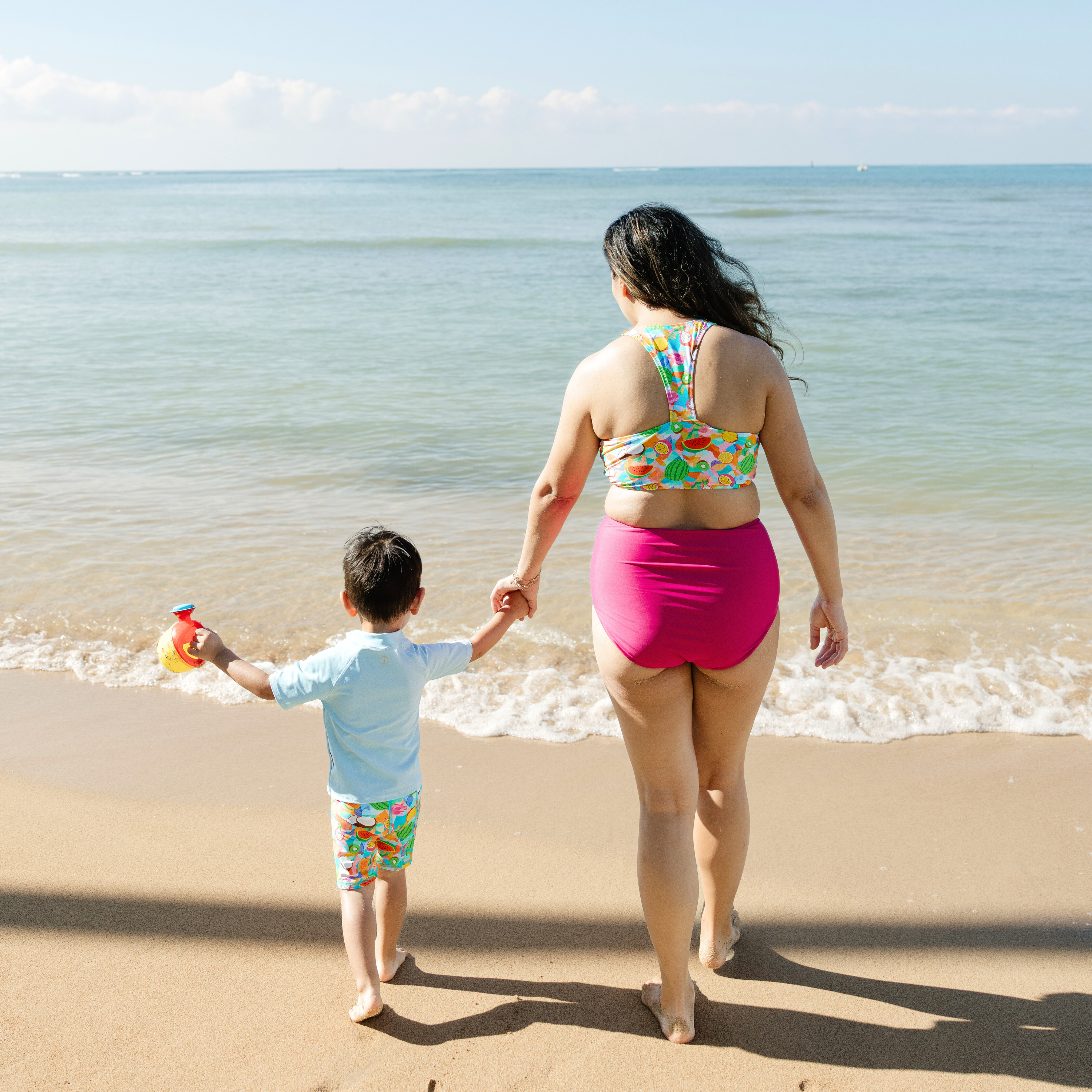 Kids Jammers Swim Shorts | "Fruit Salad"-SwimZip UPF 50+ Sun Protective Swimwear & UV Zipper Rash Guards-pos14