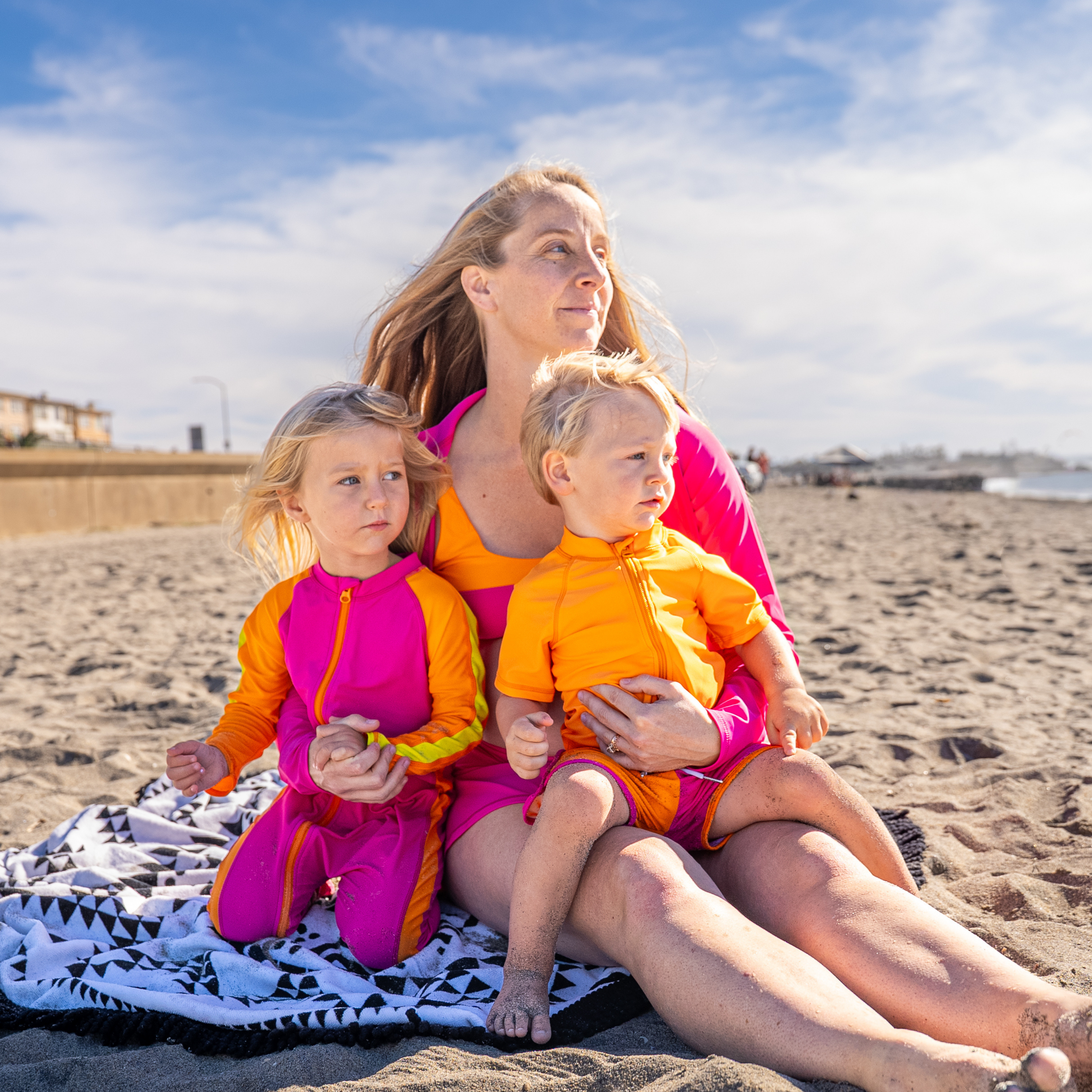 Sunsuit - Long Sleeve Romper Swimsuit | "Surge"-SwimZip UPF 50+ Sun Protective Swimwear & UV Zipper Rash Guards-pos10