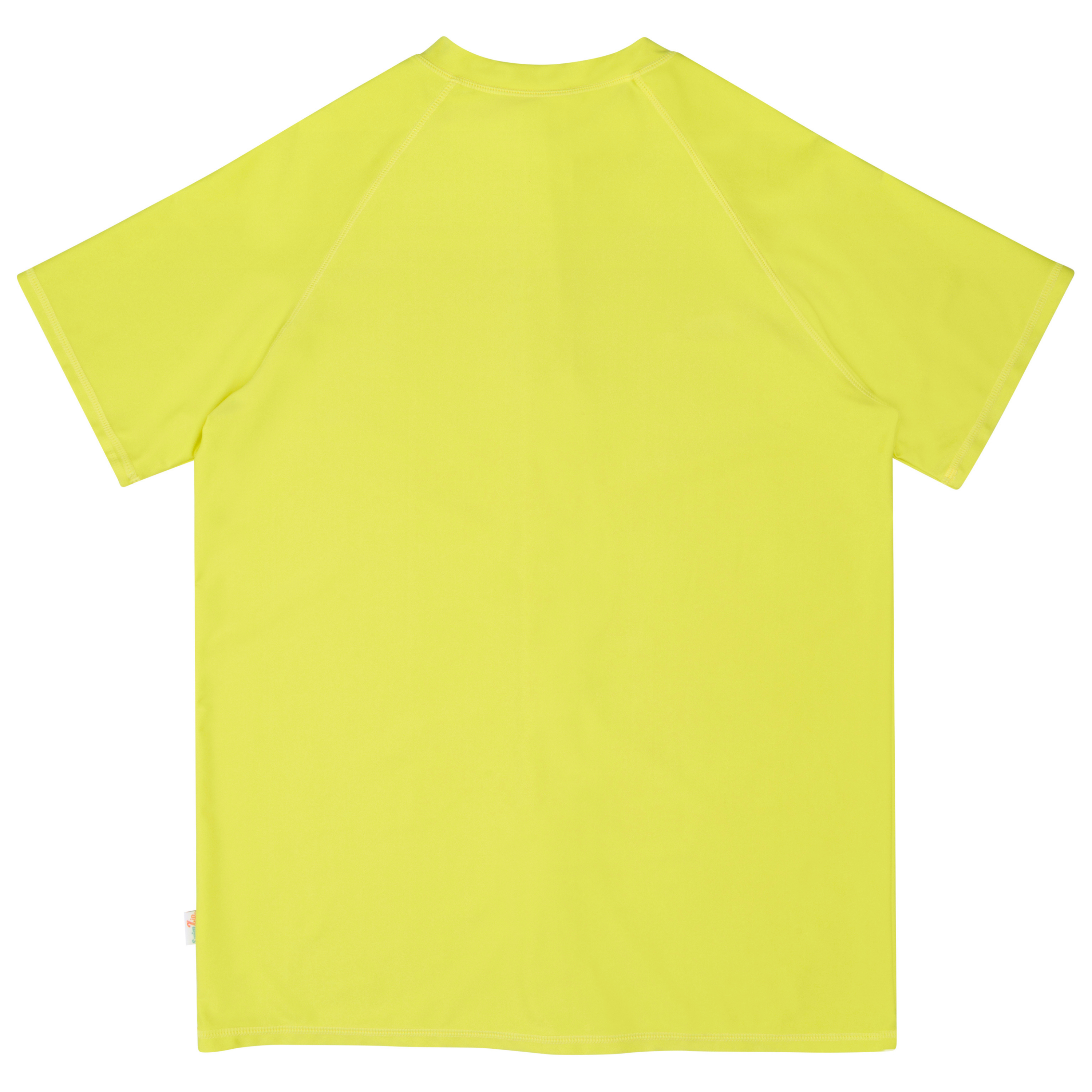 Men's Short Sleeve Rash Guard | “Sulphur Yellow”-SwimZip UPF 50+ Sun Protective Swimwear & UV Zipper Rash Guards-pos12