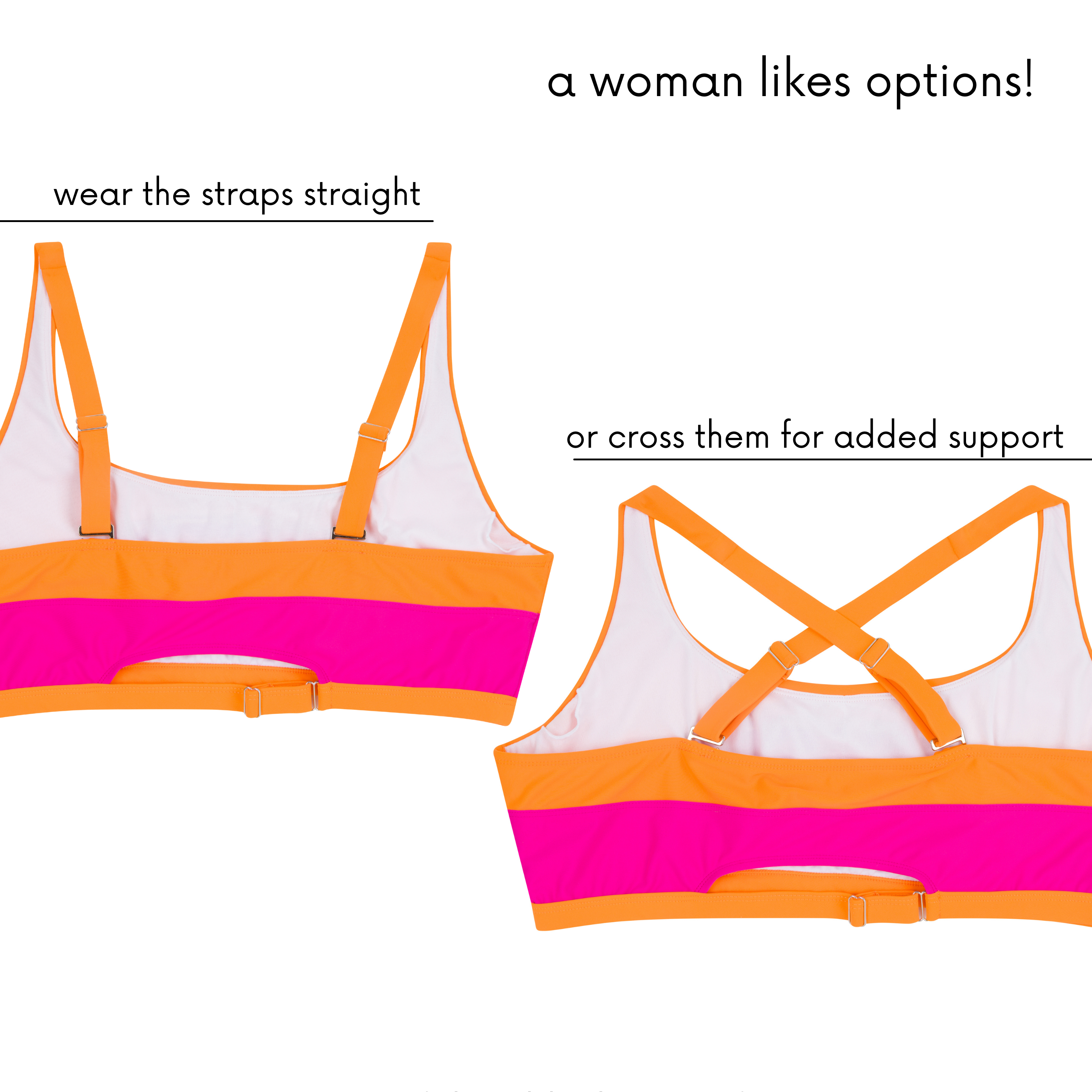 Women's Scoop Neck Bikini Top Plus Size | "Surge"-SwimZip UPF 50+ Sun Protective Swimwear & UV Zipper Rash Guards-pos5