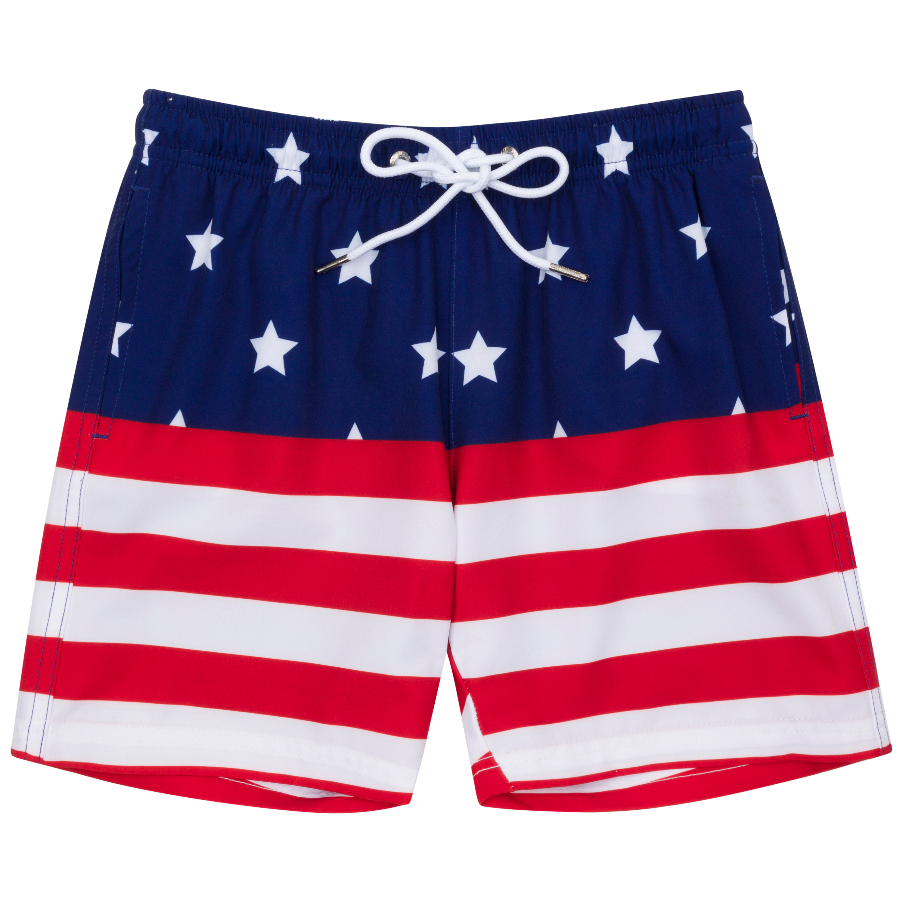 Boys Swim Trunks Boxer Brief Liner (sizes 6-14) | “Americana"-SwimZip UPF 50+ Sun Protective Swimwear & UV Zipper Rash Guards-pos1