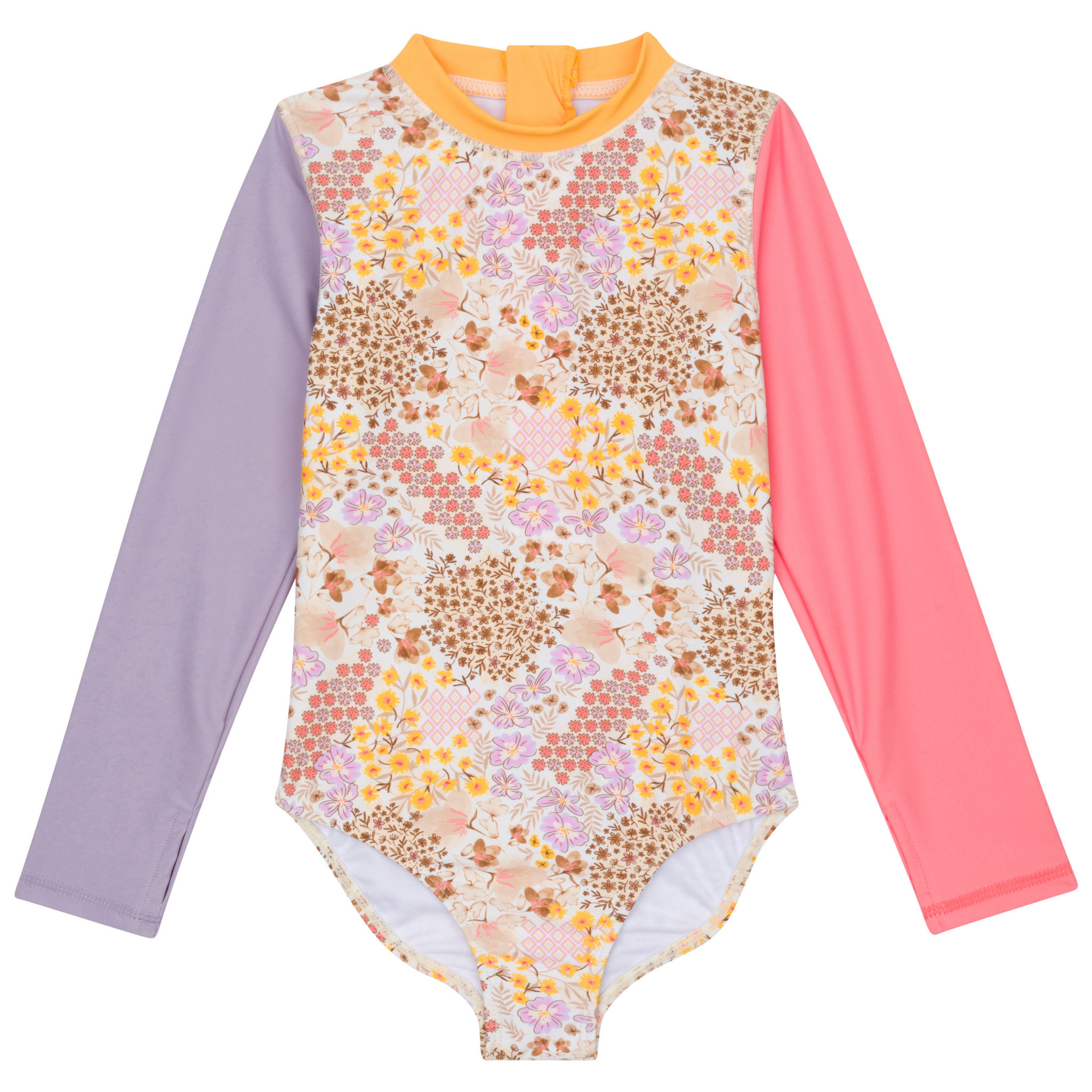 Girls Long Sleeve Surf Suit (One Piece Bodysuit) | 