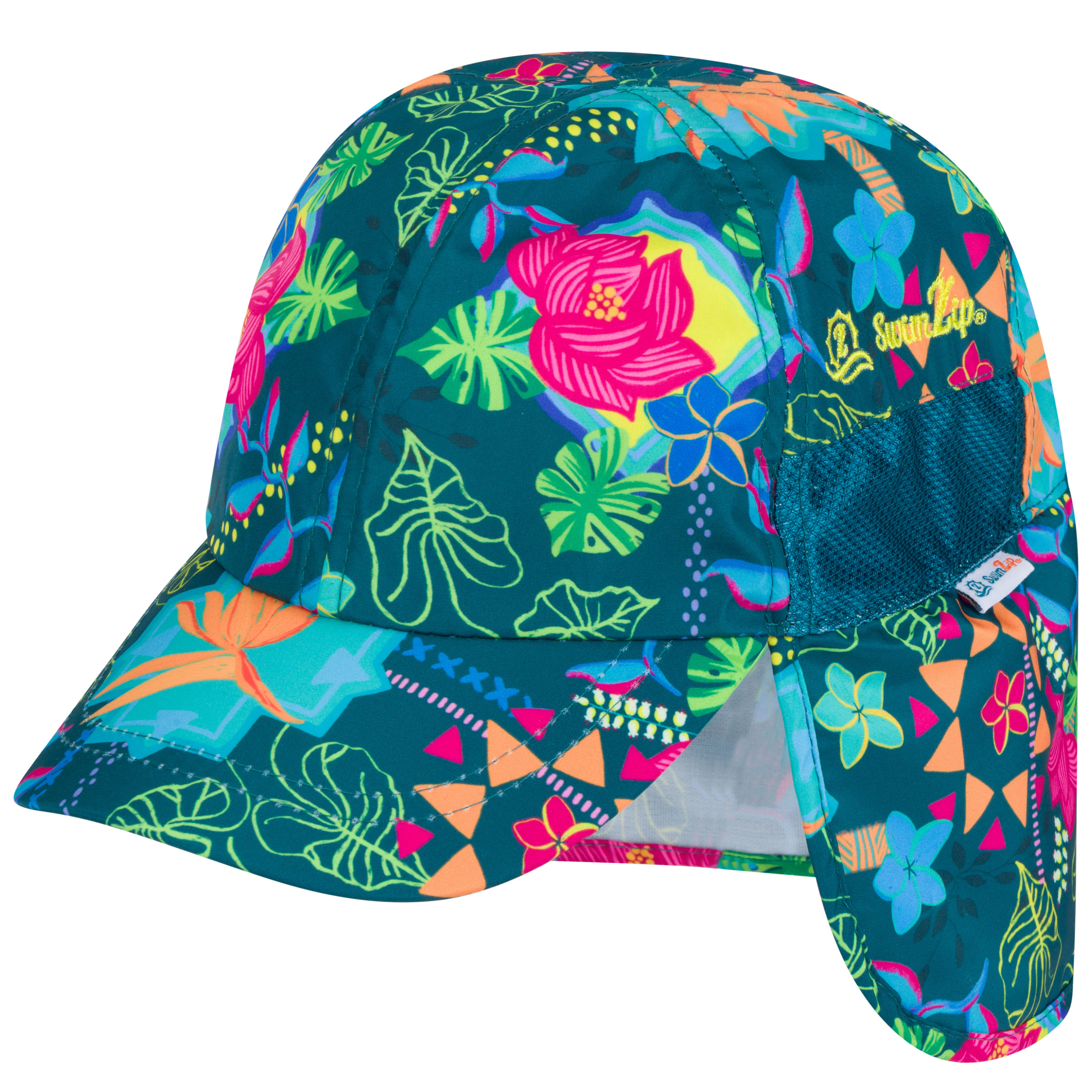 Kids Flap Hat | Summer Max-0-6 Month-Summer Max-SwimZip UPF 50+ Sun Protective Swimwear & UV Zipper Rash Guards-pos1