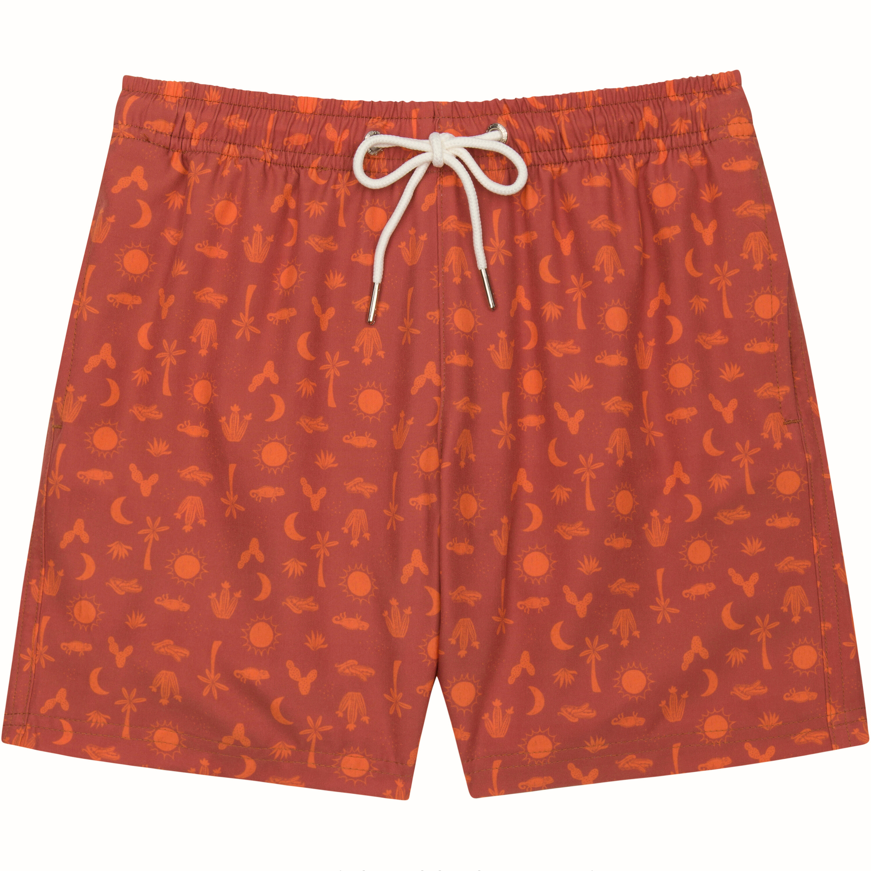 Boys Swim Trunks Boxer Brief Liner (sizes 6-14) | “Desert"-SwimZip UPF 50+ Sun Protective Swimwear & UV Zipper Rash Guards-pos1