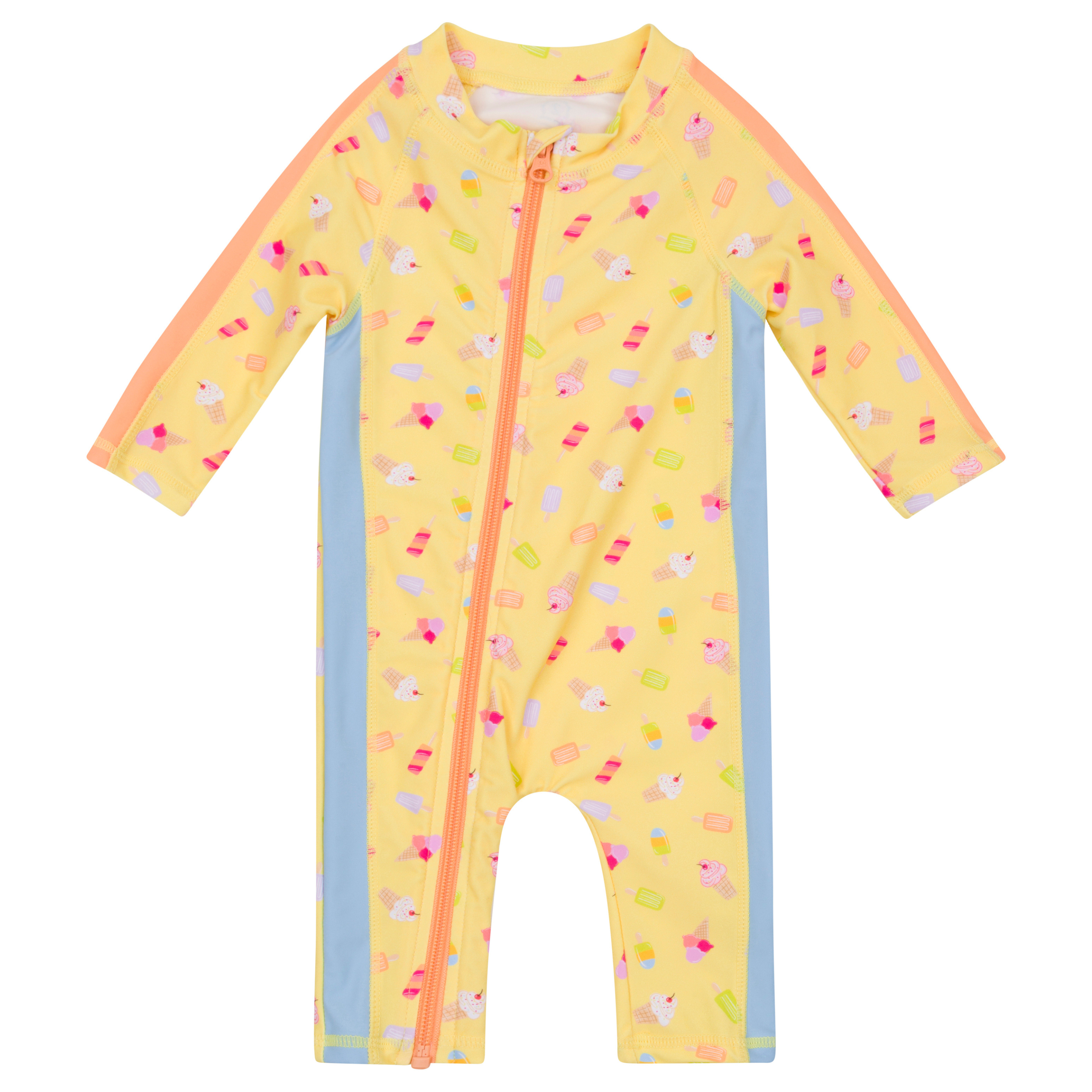 Sunsuit - Long Sleeve Romper Swimsuit | "Sweetie"-SwimZip UPF 50+ Sun Protective Swimwear & UV Zipper Rash Guards-pos1