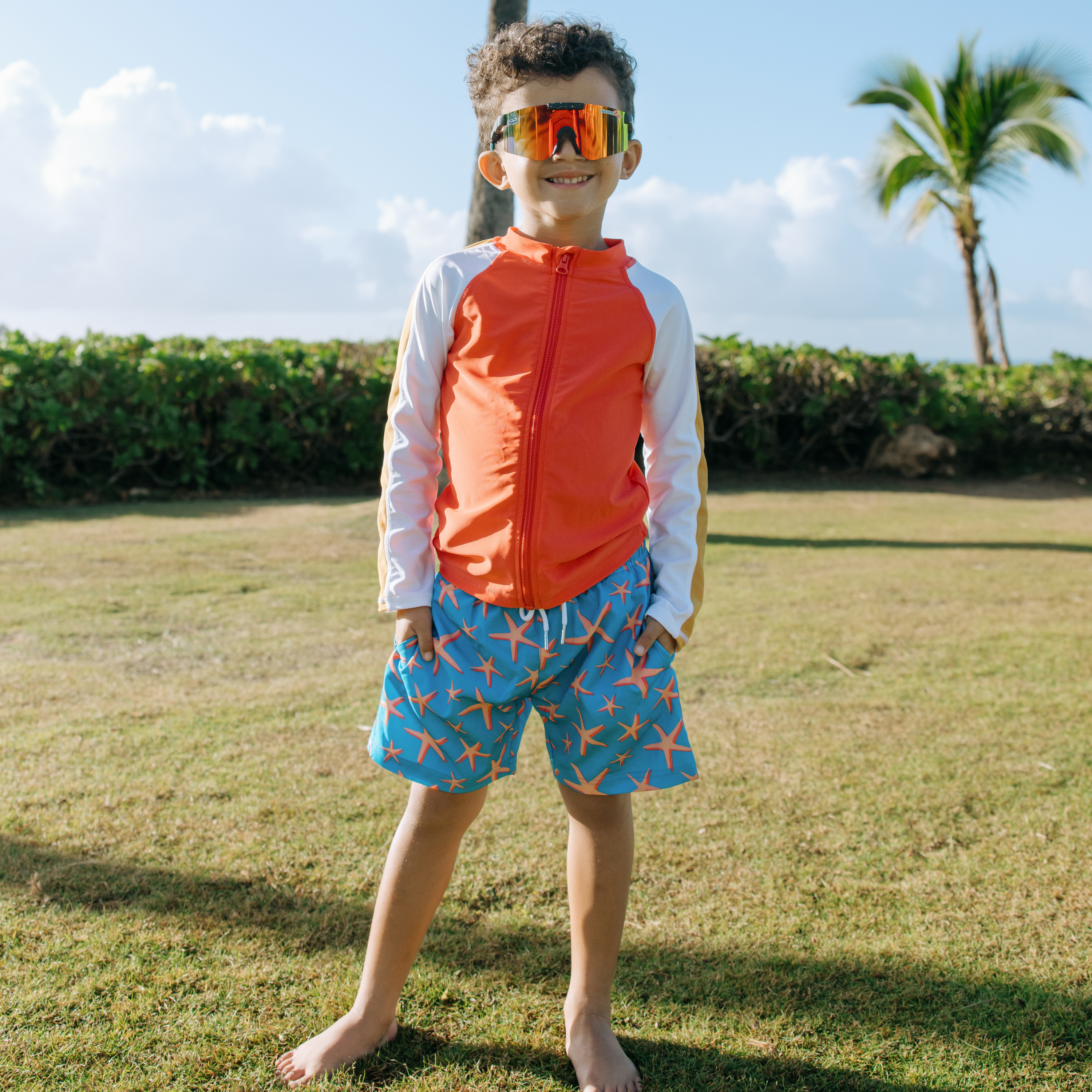 Viper Style UV Sunglasses | Sunset-SwimZip UPF 50+ Sun Protective Swimwear & UV Zipper Rash Guards-pos3