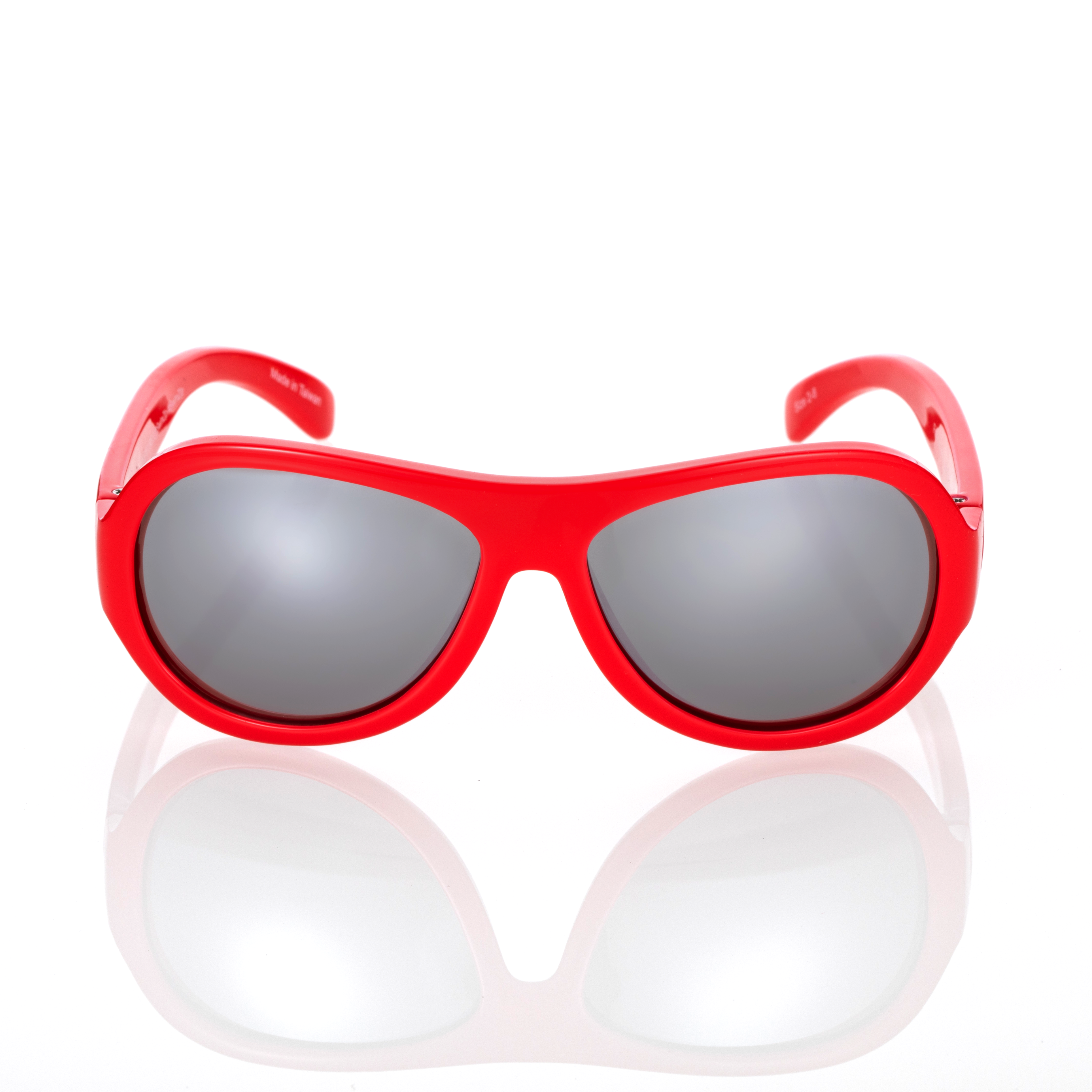 Kids Aviator Sunglasses - Red-SwimZip UPF 50+ Sun Protective Swimwear & UV Zipper Rash Guards-pos10