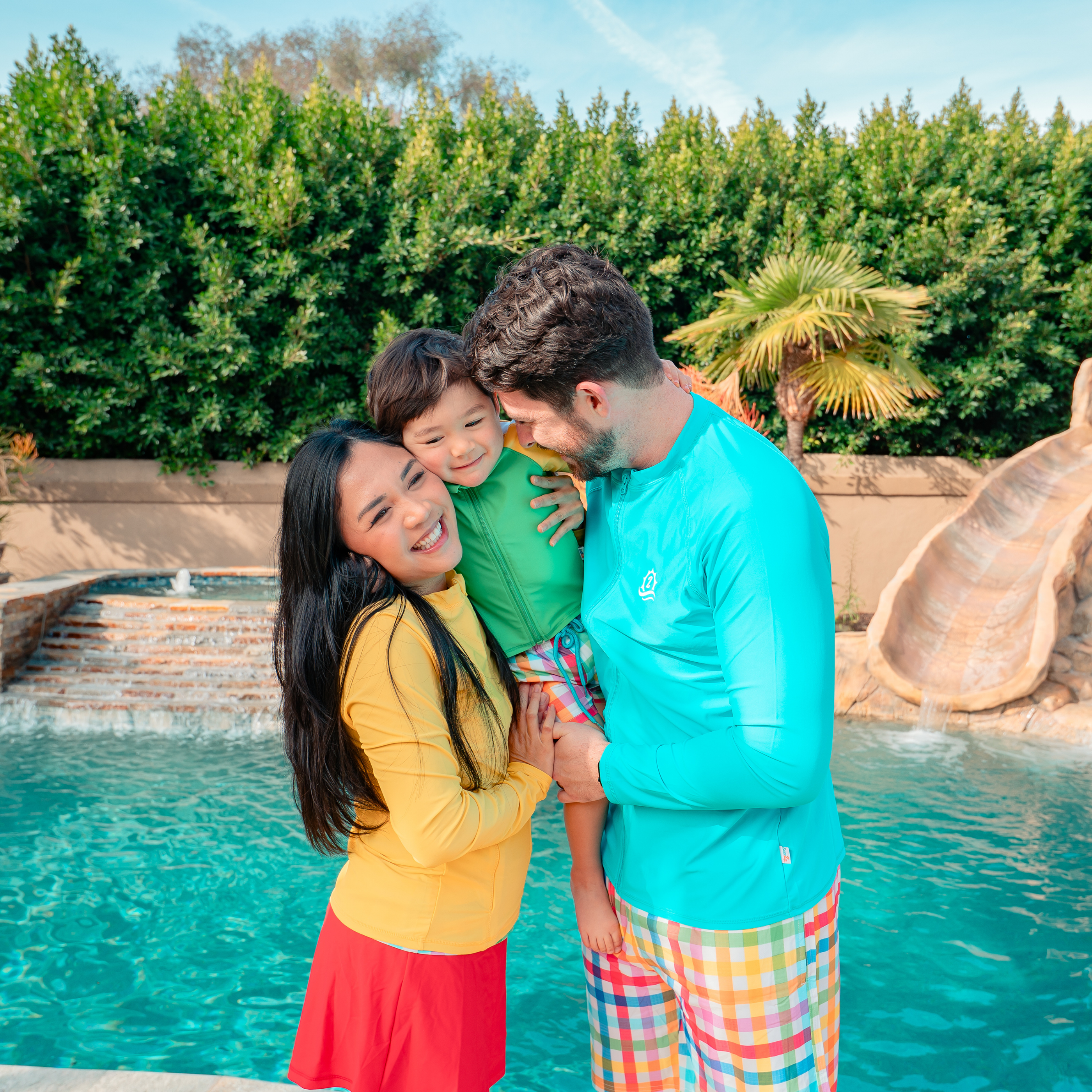 Women's Long Sleeve Rash Guard with Pockets | "Yellow"-SwimZip UPF 50+ Sun Protective Swimwear & UV Zipper Rash Guards-pos8