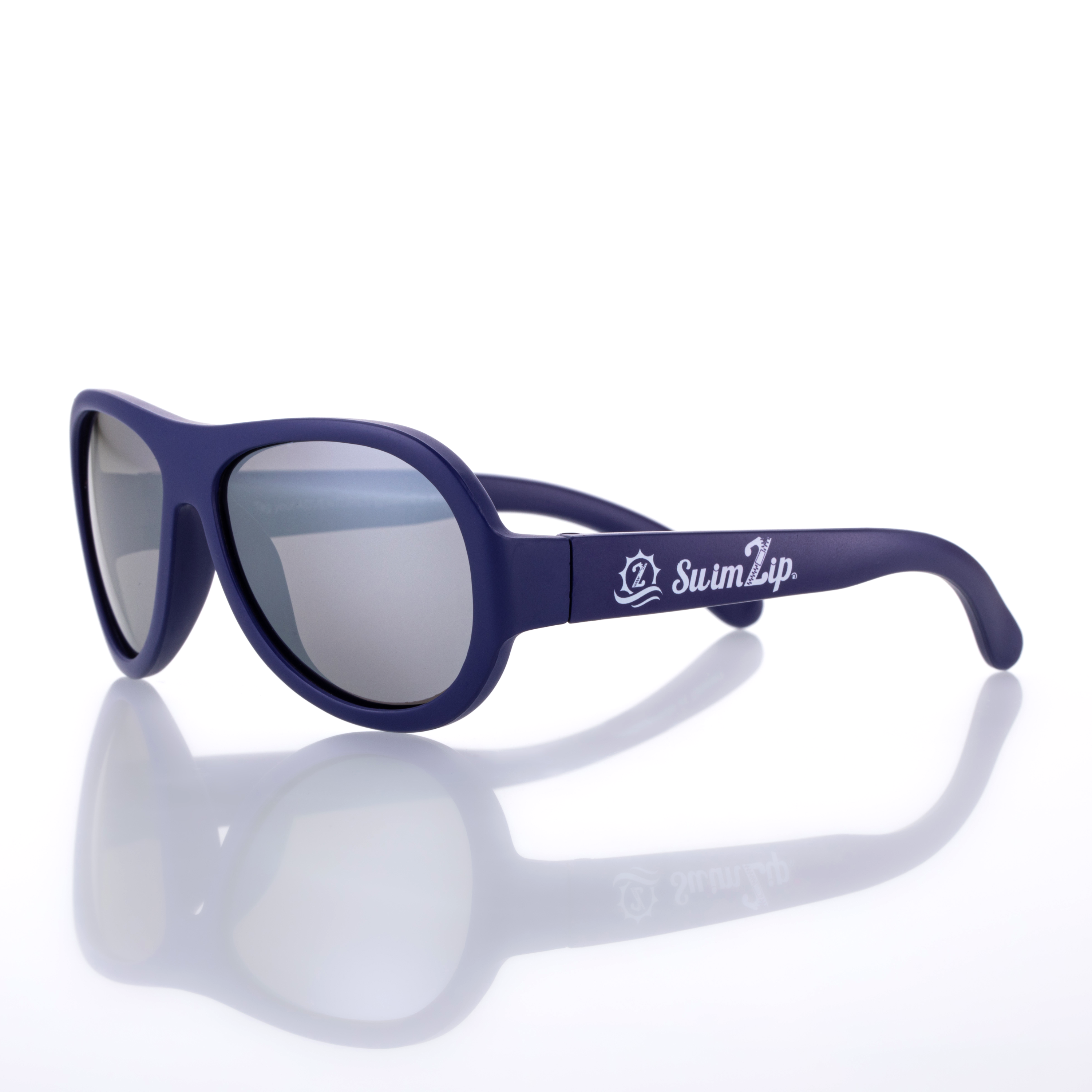Kids Aviator Sunglasses - Navy-0-3 Years-Navy-SwimZip UPF 50+ Sun Protective Swimwear & UV Zipper Rash Guards-pos1