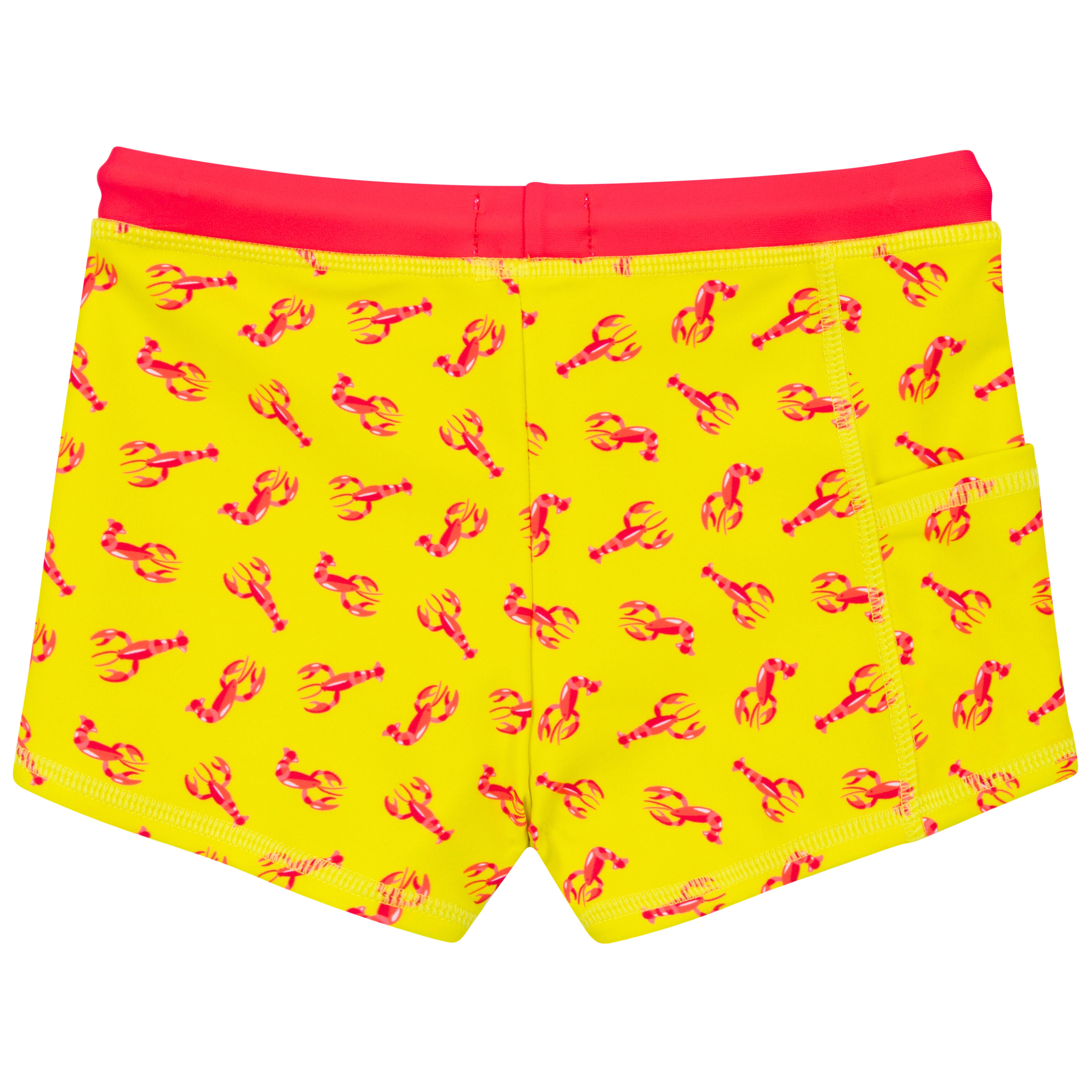 Kids Euro Swim Shorties | "Lobster"-SwimZip UPF 50+ Sun Protective Swimwear & UV Zipper Rash Guards-pos7