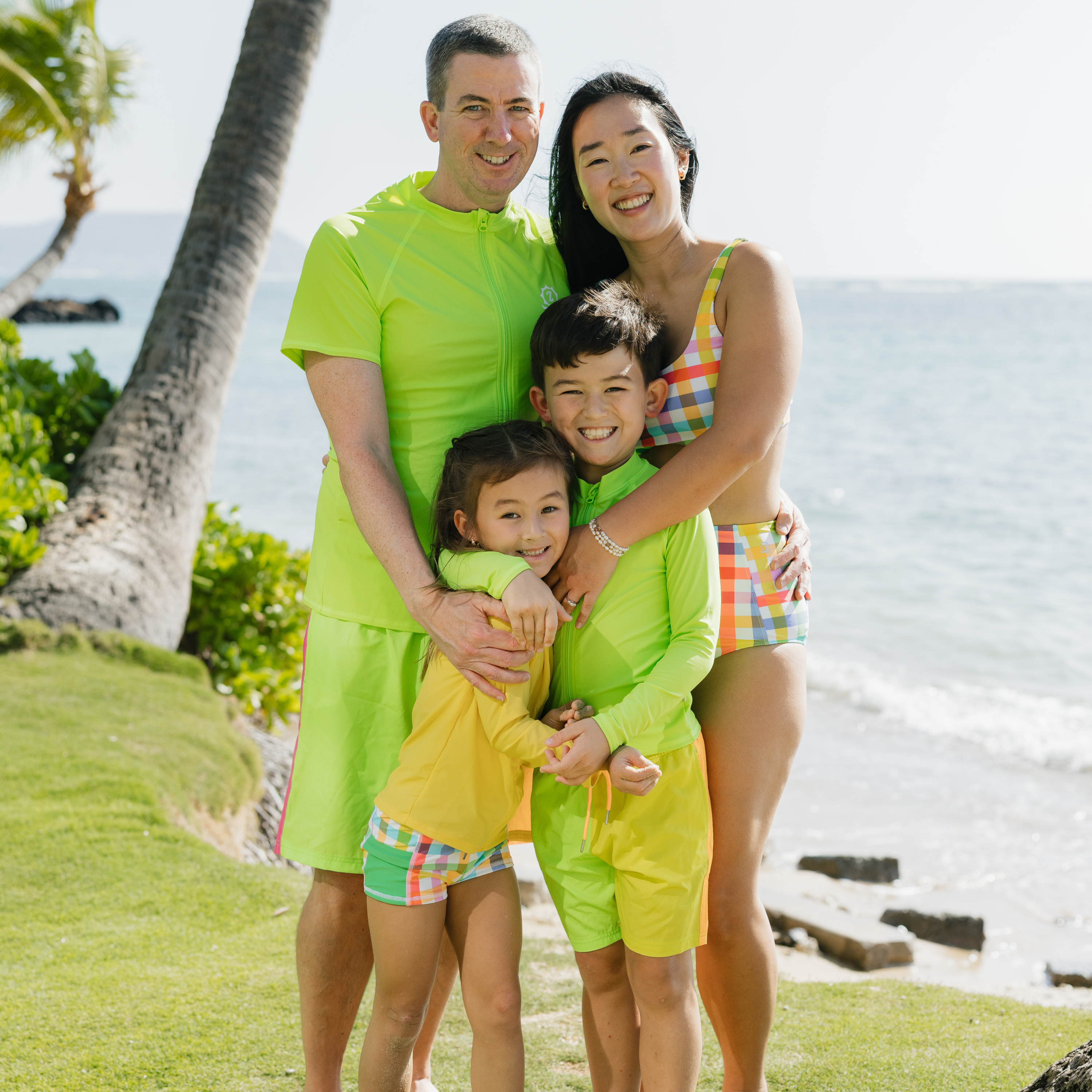 Men's 8" Swim Trunks Boxer Brief Liner | "Spark"-SwimZip UPF 50+ Sun Protective Swimwear & UV Zipper Rash Guards-pos9