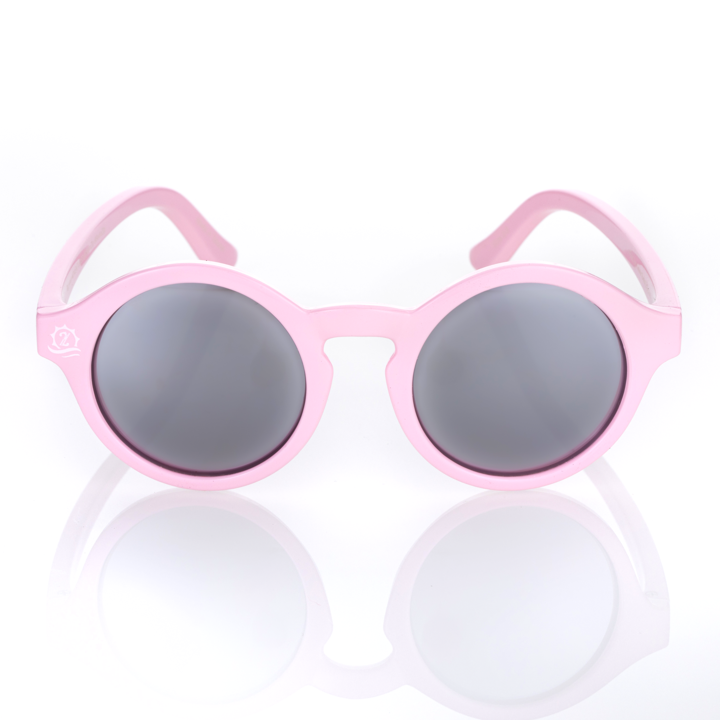 Kids Round Sunglasses - Pink-SwimZip UPF 50+ Sun Protective Swimwear & UV Zipper Rash Guards-pos10