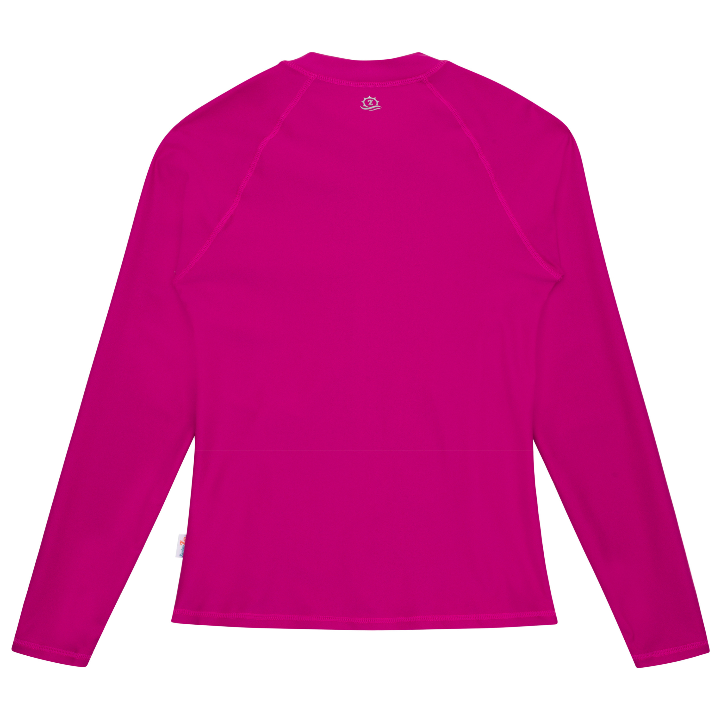 Women's Long Sleeve Rash Guard with Pockets | "Fuchsia"-SwimZip UPF 50+ Sun Protective Swimwear & UV Zipper Rash Guards-pos8