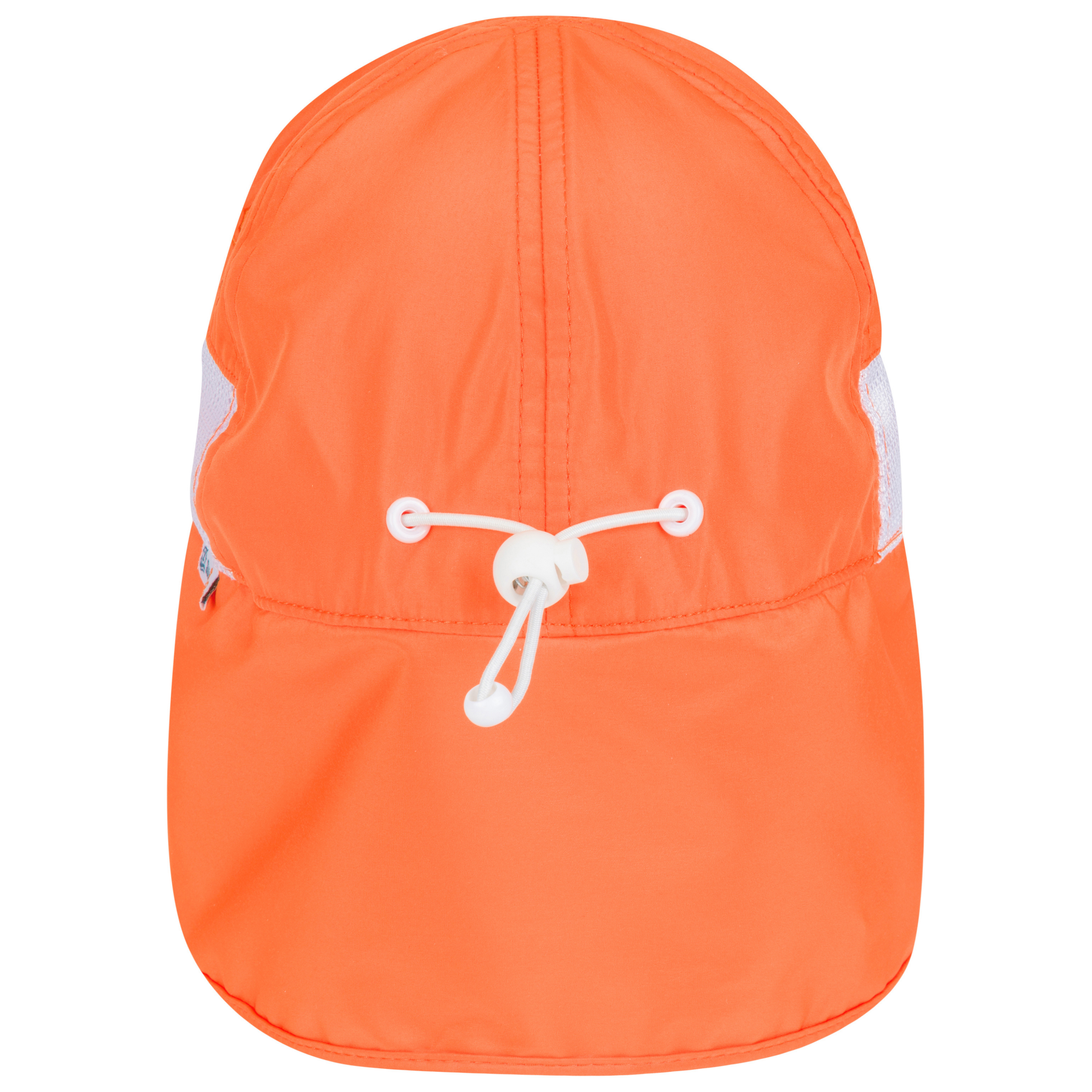 Kids Flap Hat | Orange-SwimZip UPF 50+ Sun Protective Swimwear & UV Zipper Rash Guards-pos4