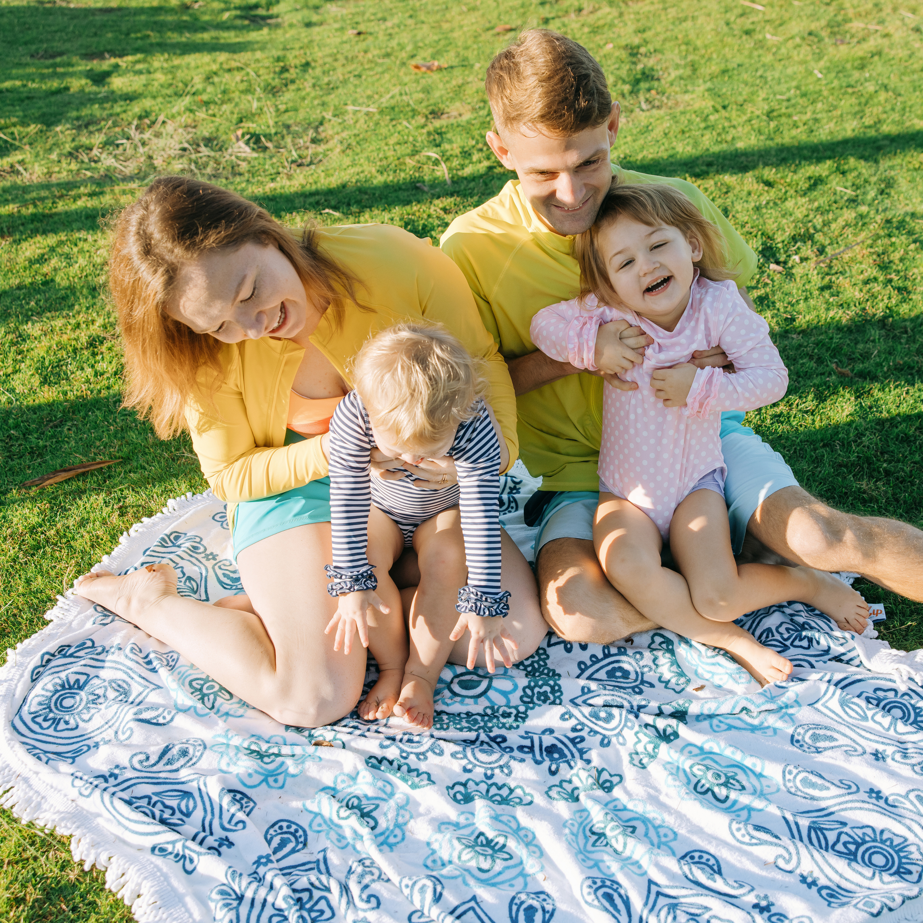 Women's Long Sleeve Rash Guard with Pockets | "Yellow"-SwimZip UPF 50+ Sun Protective Swimwear & UV Zipper Rash Guards-pos9