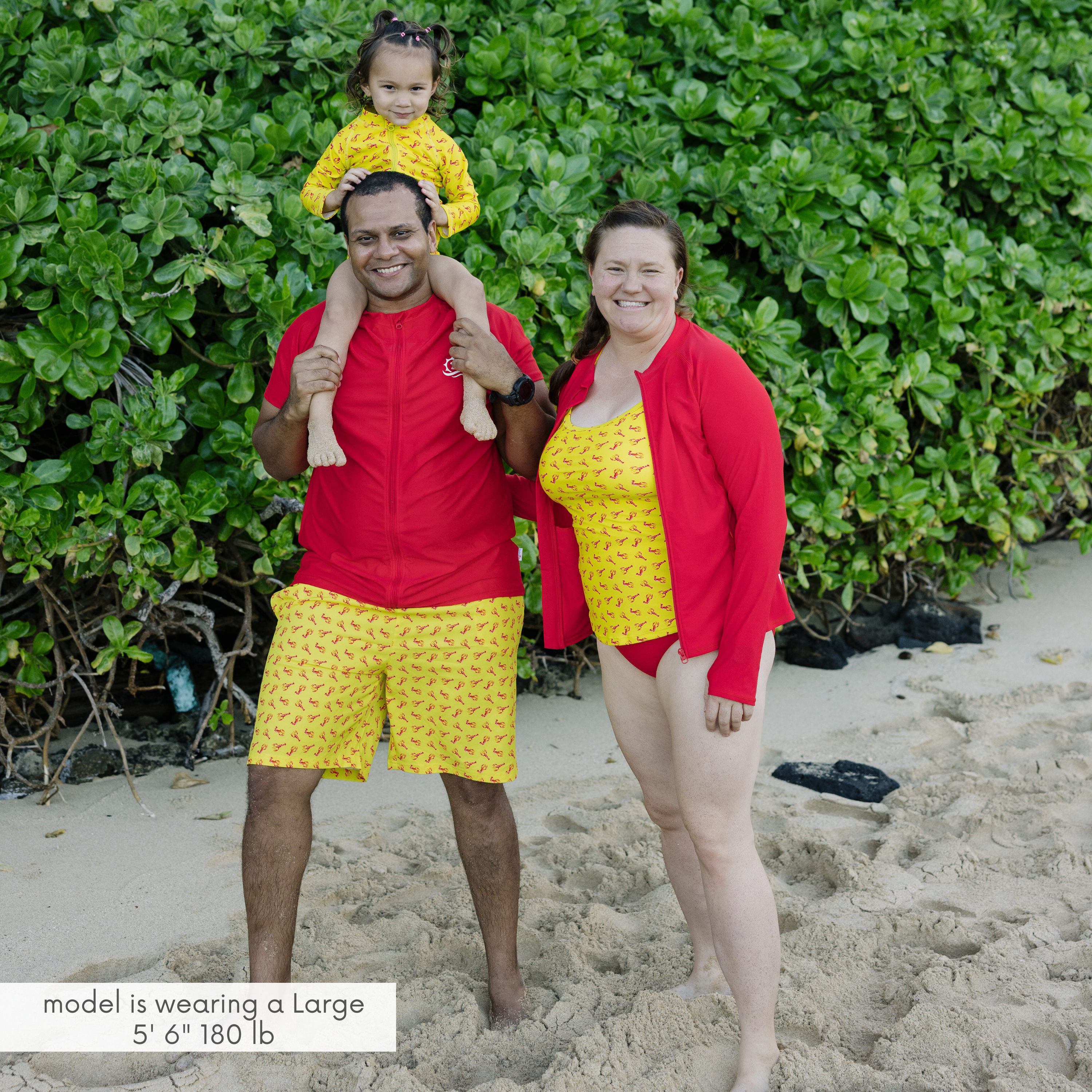 Women's Long Sleeve Rash Guard with Pockets | "Red"-SwimZip UPF 50+ Sun Protective Swimwear & UV Zipper Rash Guards-pos3