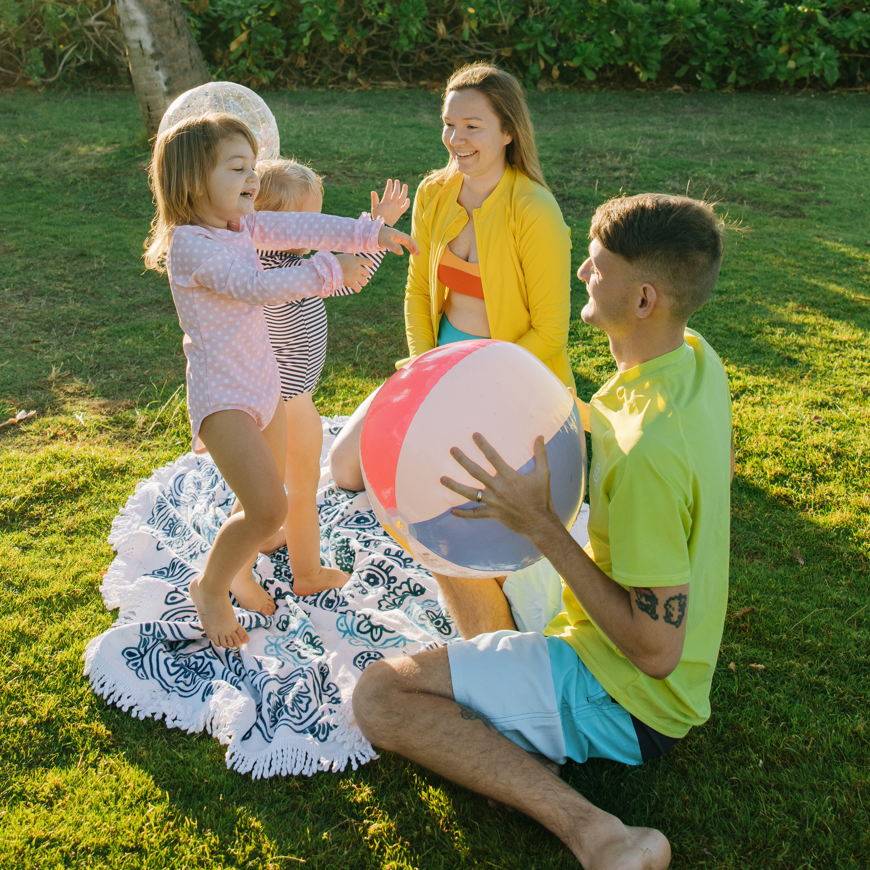 Women's Long Sleeve Rash Guard with Pockets | "Yellow"-SwimZip UPF 50+ Sun Protective Swimwear & UV Zipper Rash Guards-pos11