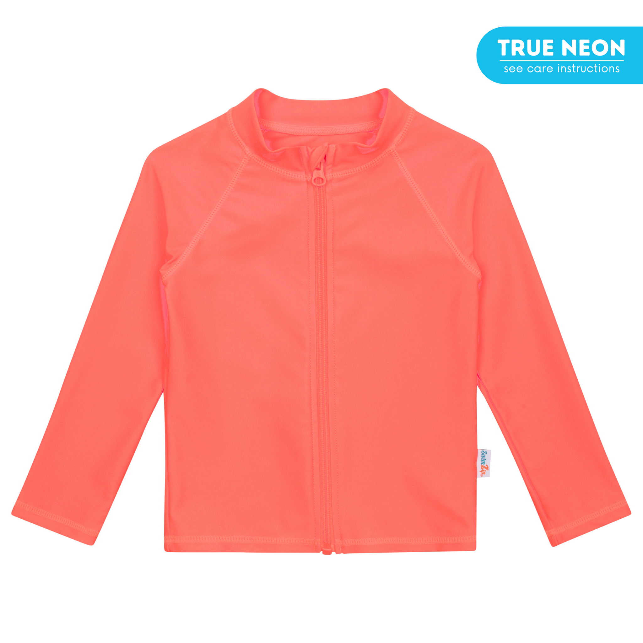 SwimZip Kid's Long Sleeve Rash Guard - Multiple Colors - UPF 50+