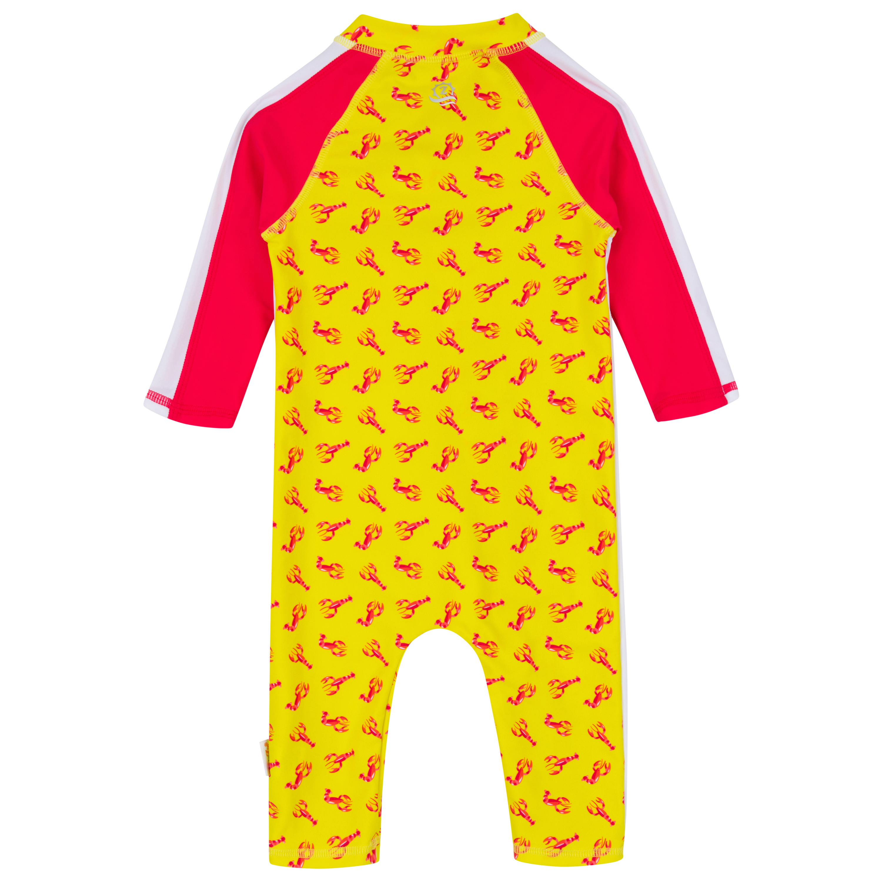 Sunsuit - Long Sleeve Romper Swimsuit | "Lobster"-SwimZip UPF 50+ Sun Protective Swimwear & UV Zipper Rash Guards-pos6