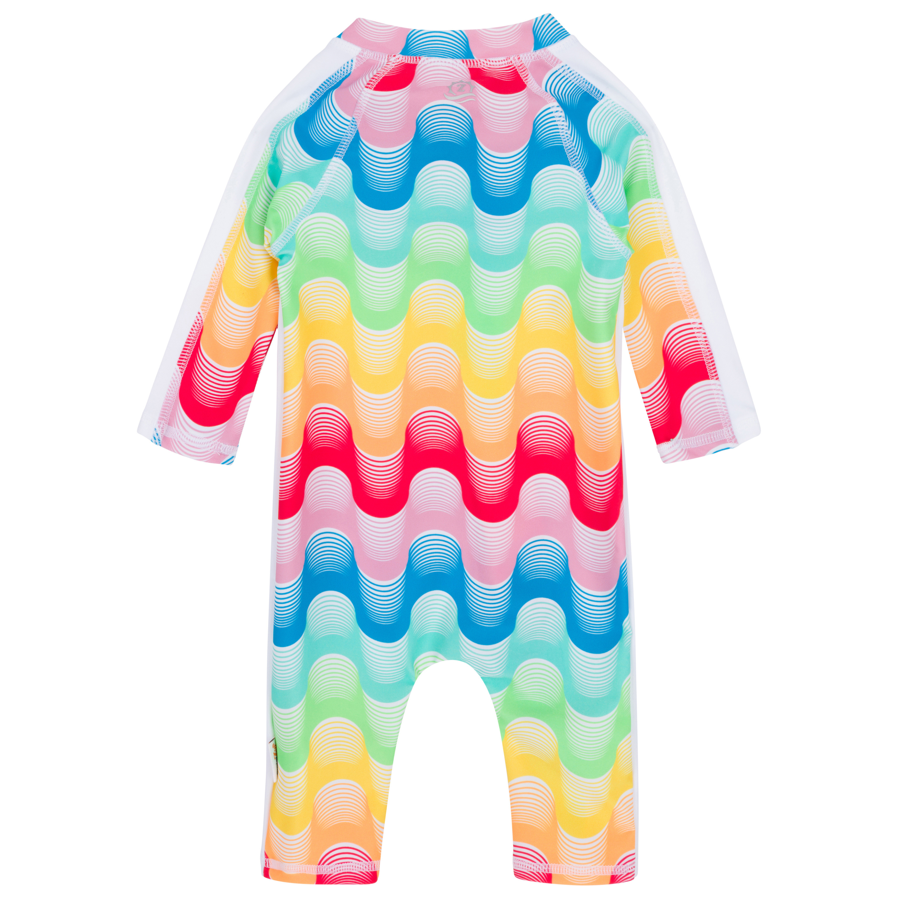 Sunsuit - Long Sleeve Romper Swimsuit | "Surf's Up"-SwimZip UPF 50+ Sun Protective Swimwear & UV Zipper Rash Guards-pos10