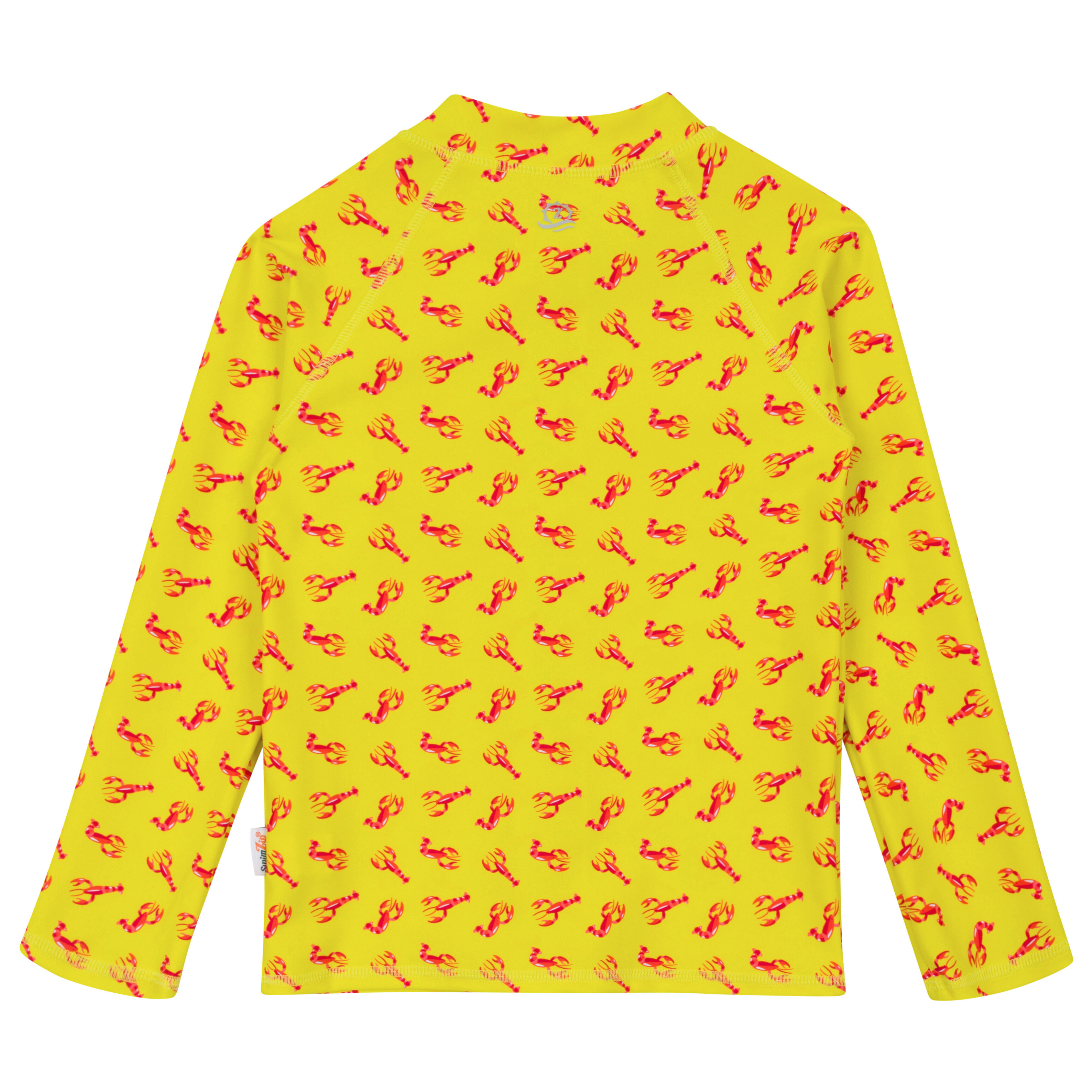 Kids UPF 50+ Long Sleeve Zipper Rash Guard Swim Shirt | "Lobster"-SwimZip UPF 50+ Sun Protective Swimwear & UV Zipper Rash Guards-pos9